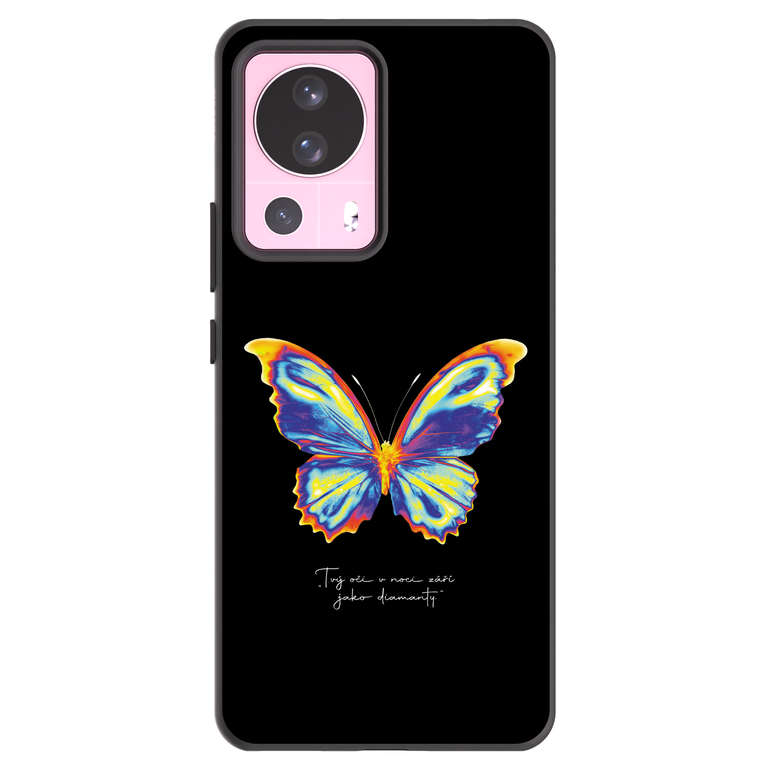 Picasee silikonowe czarne etui na Xiaomi 13 Lite - Diamanty Black