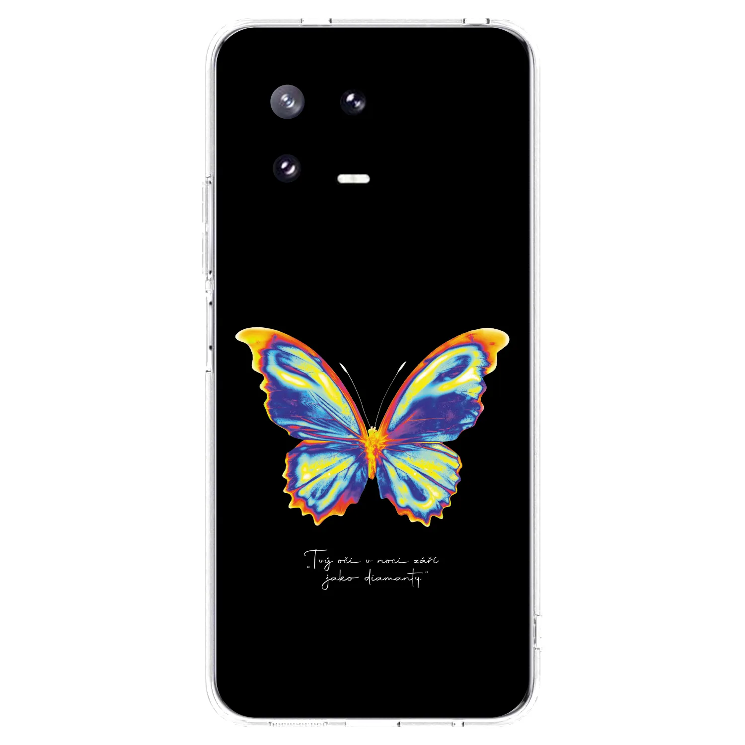 Picasee silikonowe przeźroczyste etui na Xiaomi 13 Pro - Diamanty Black