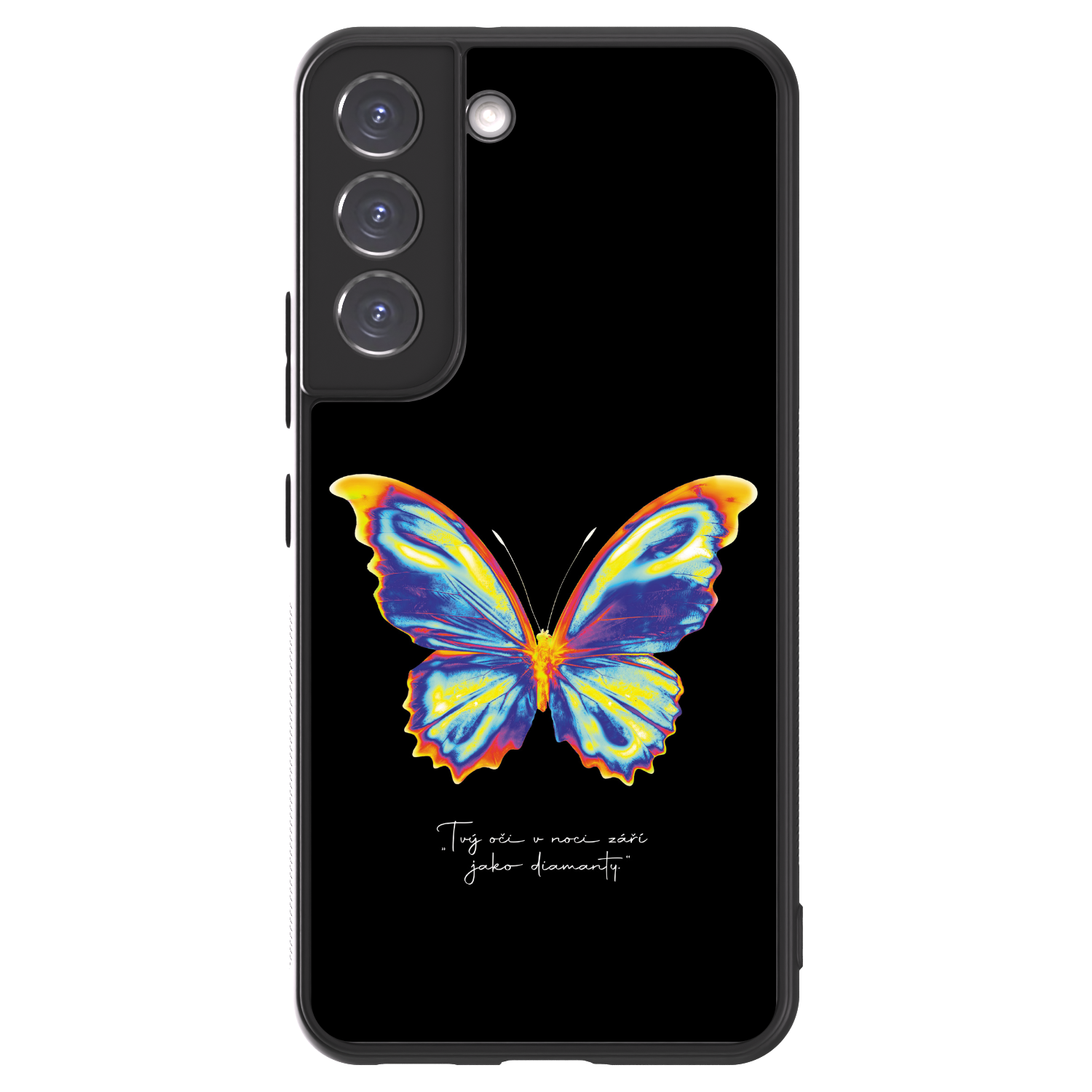 Picasee ULTIMATE CASE PowerShare pro Samsung Galaxy S22 5G - Diamanty Black