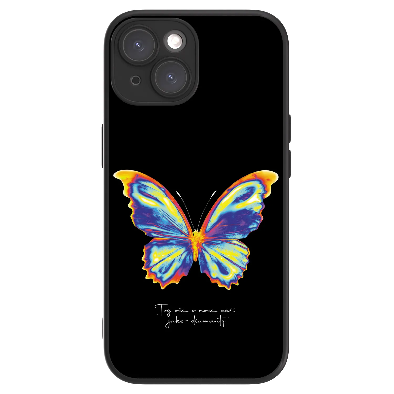 Picasee ULTIMATE CASE MagSafe pro Apple iPhone 15 - Diamanty Black