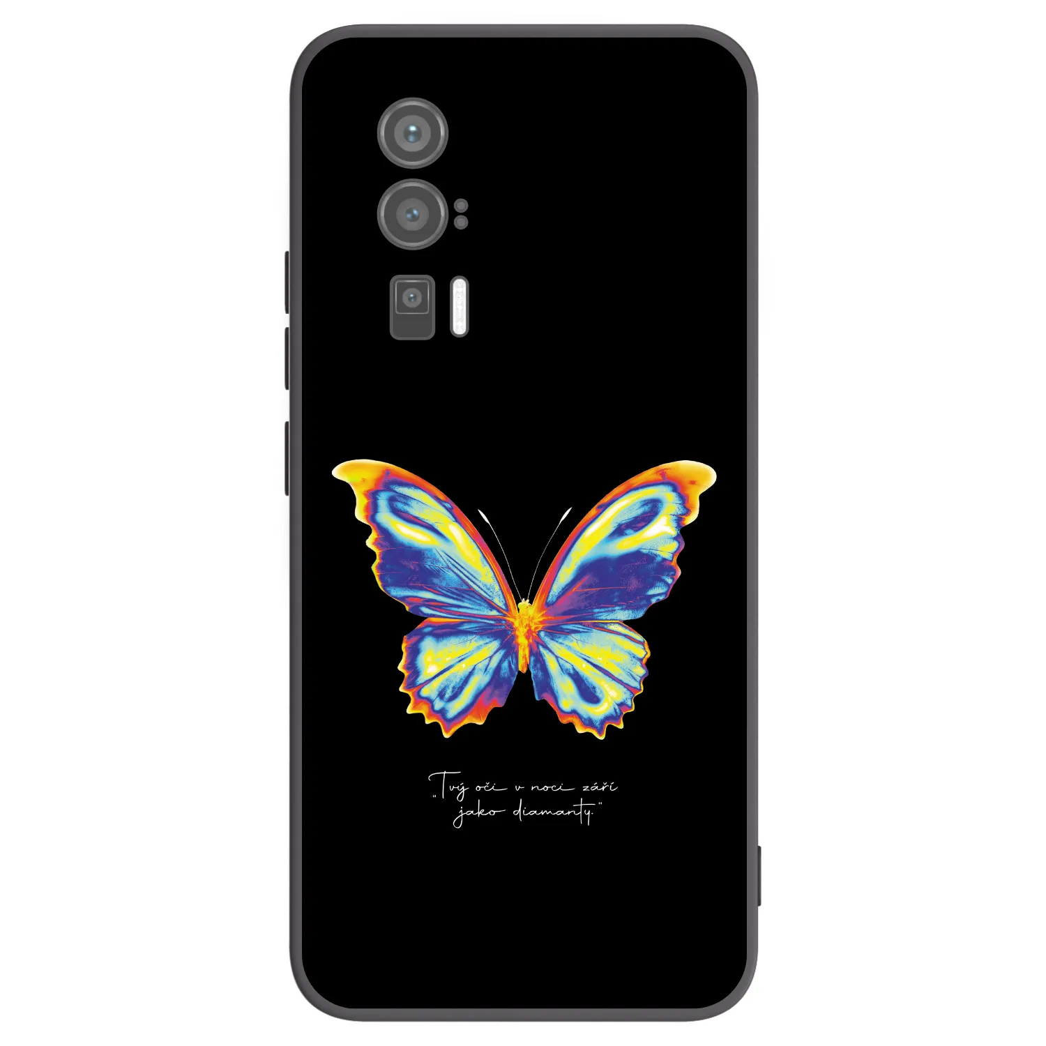 Picasee silikonowe czarne etui na Xiaomi Poco F5 Pro 5G - Diamanty Black