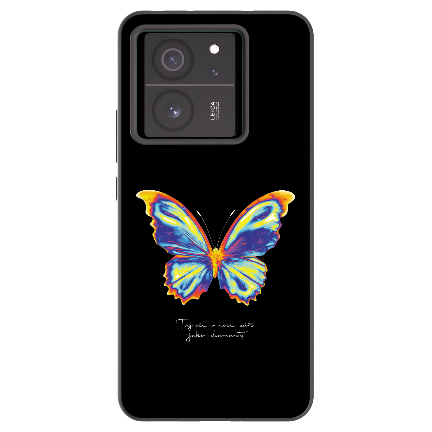 Picasee silikonowe czarne etui na Xiaomi 13T Pro - Diamanty Black