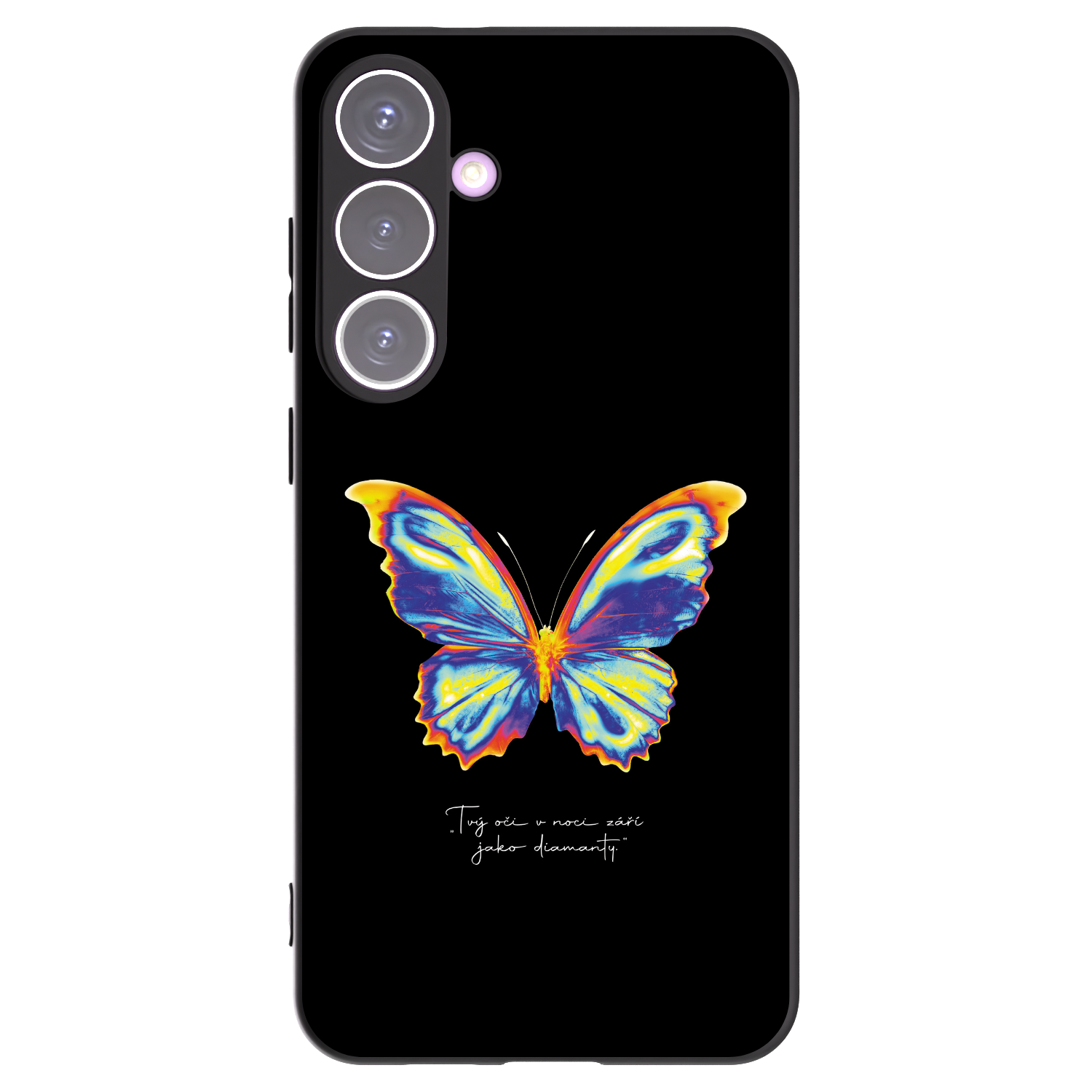Picasee silikonowe czarne etui na Samsung Galaxy S24+ S926B 5G - Diamanty Black