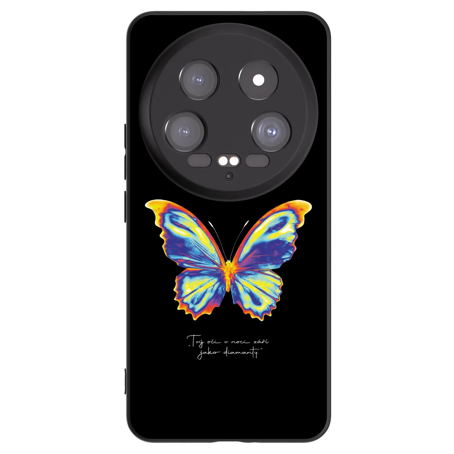 Picasee silikonowe czarne etui na Xiaomi 14 Ultra - Diamanty Black