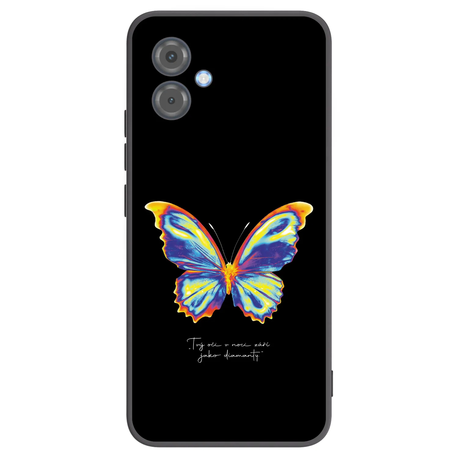 Picasee silikonowe czarne etui na Motorola Moto G14 - Diamanty Black