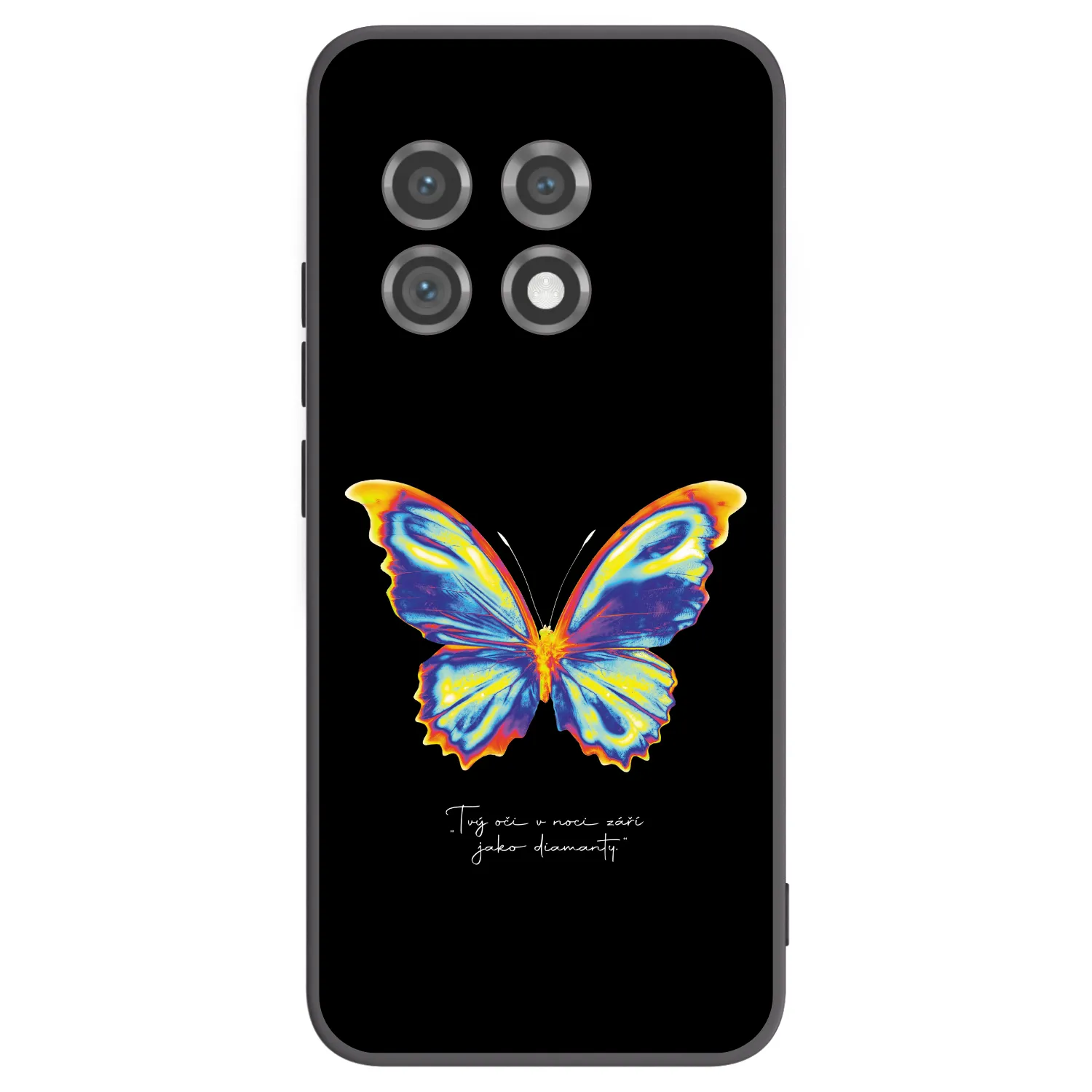 Picasee silikonowe czarne etui na OnePlus 11 5G - Diamanty Black