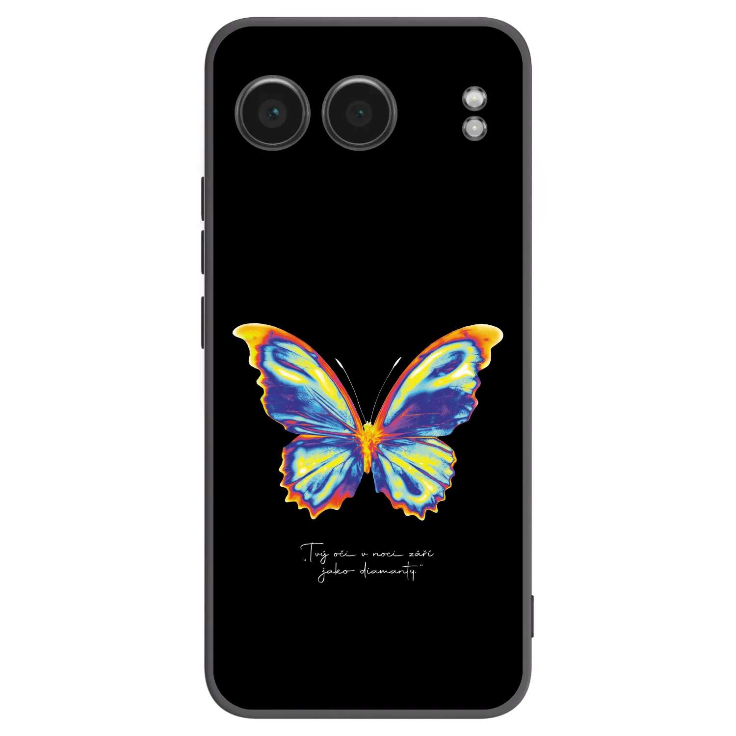 Picasee silikonowe czarne etui na OnePlus Nord 4 - Diamanty Black