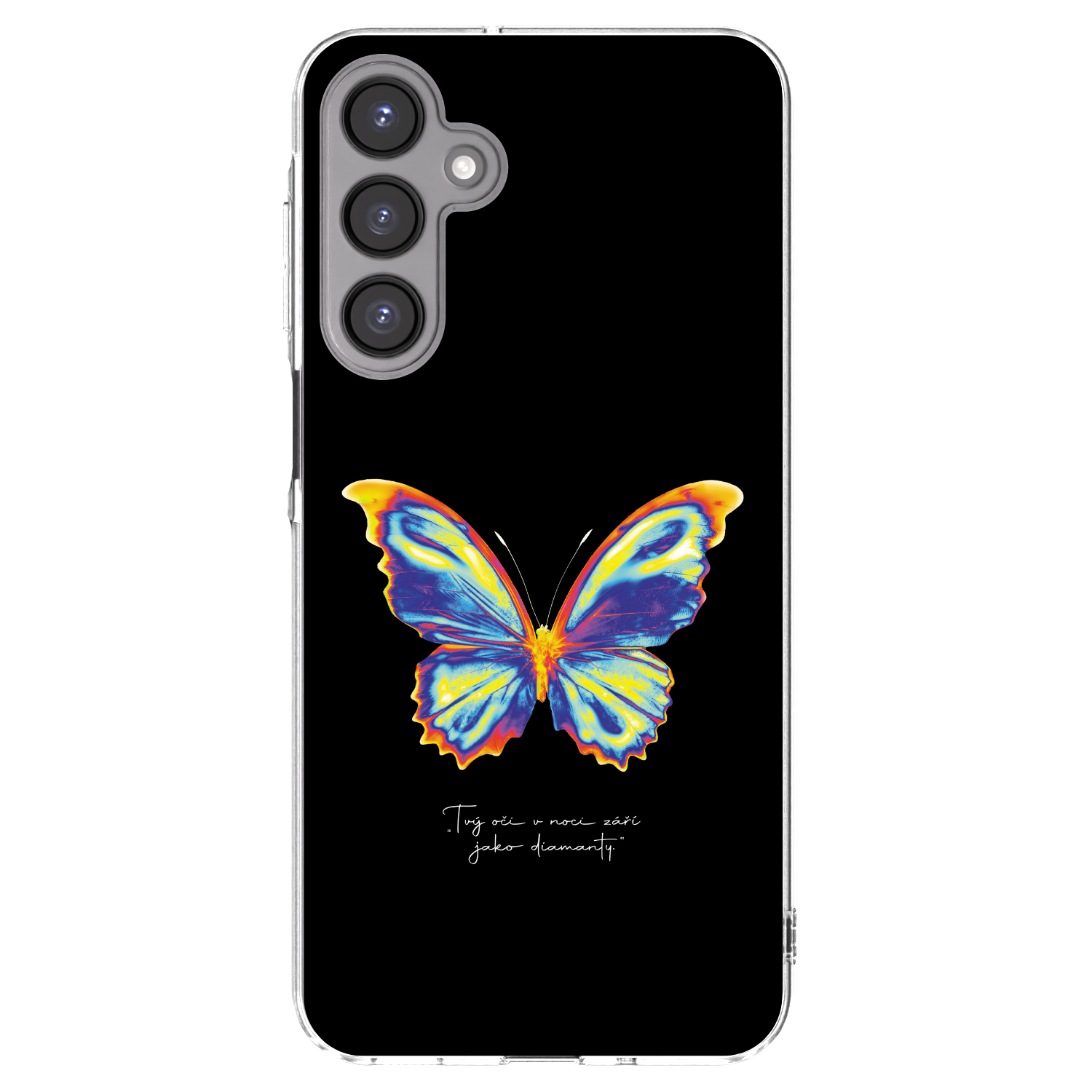 Picasee silikonowe przeźroczyste etui na Samsung Galaxy A16 5G - Diamanty Black