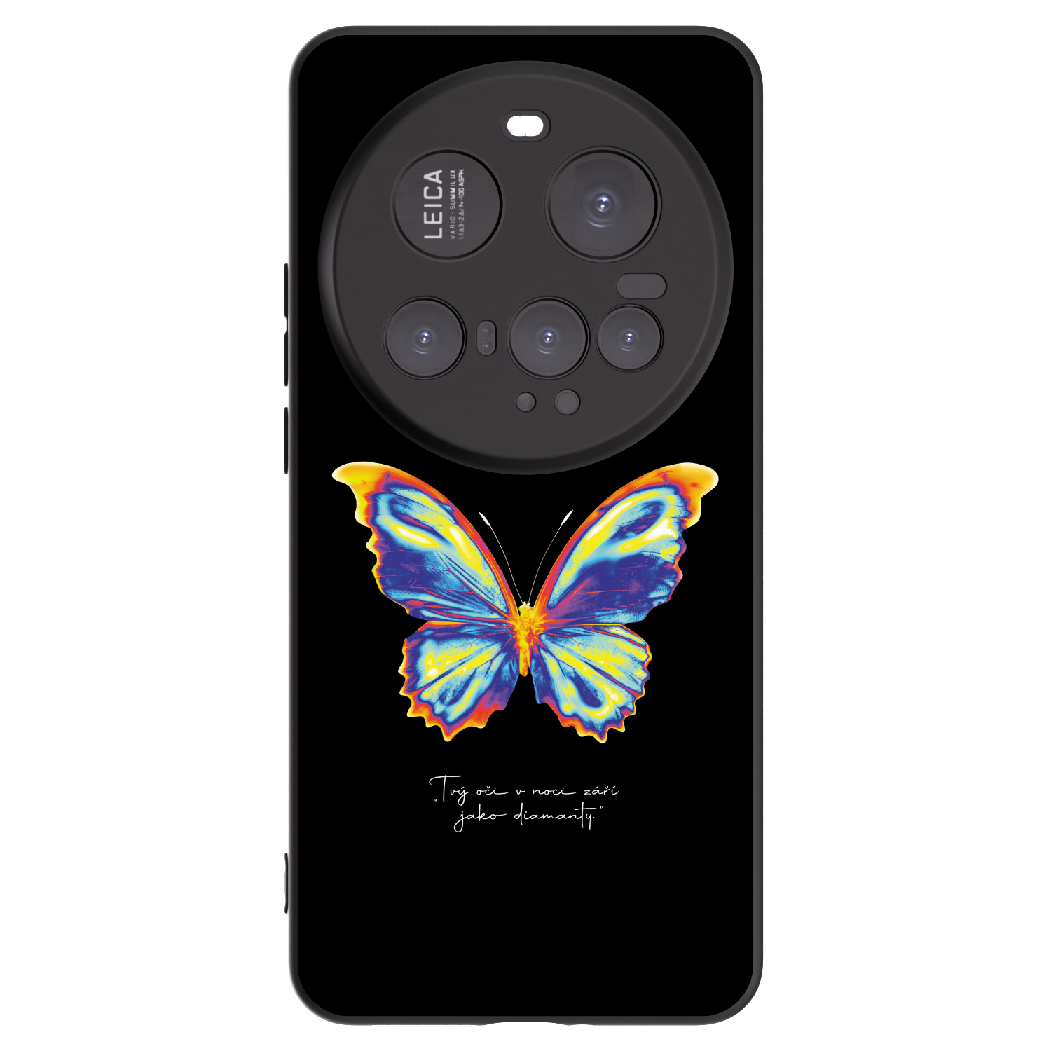 Picasee silikonowe czarne etui na Xiaomi 15 Ultra - Diamanty Black