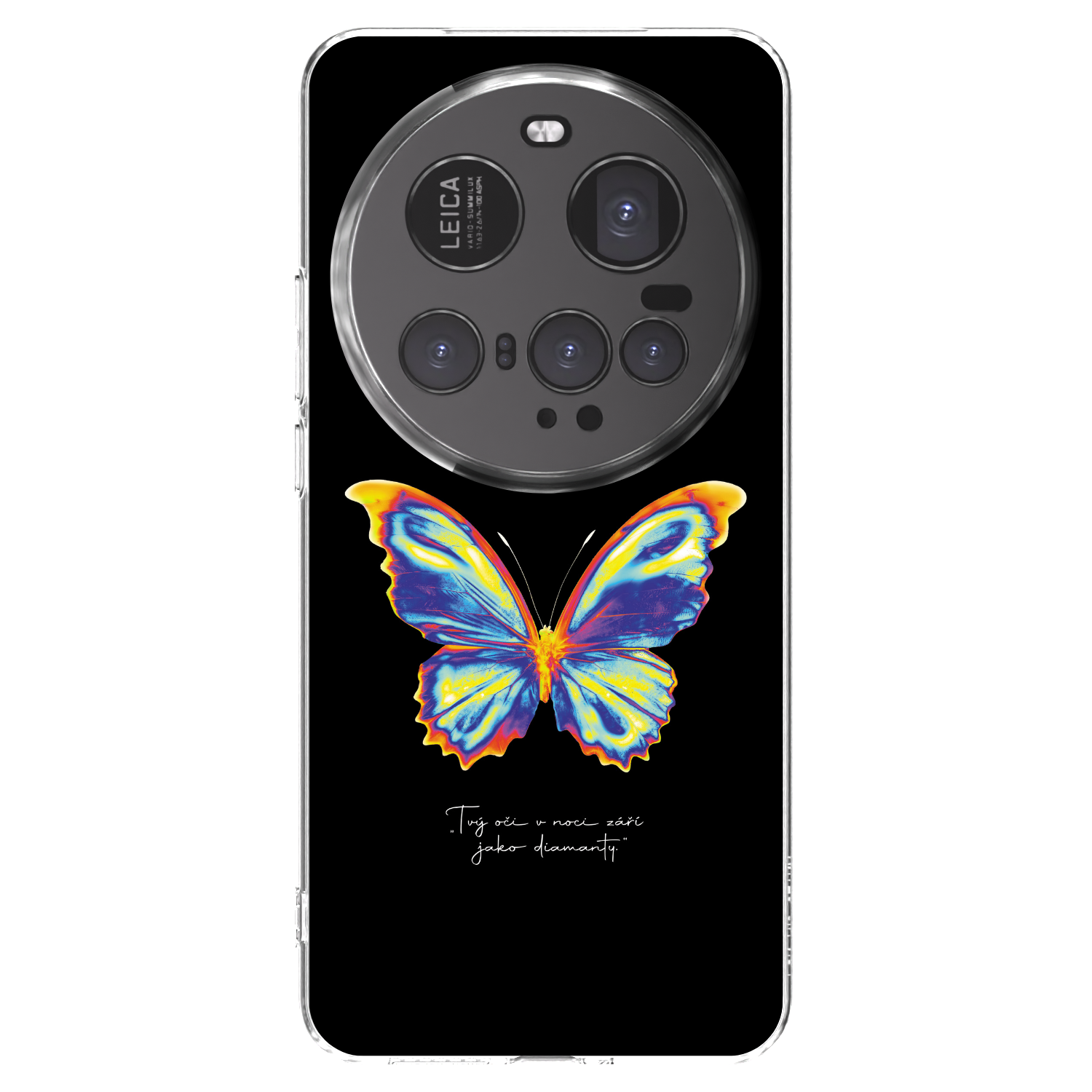 Picasee silikonowe przeźroczyste etui na Xiaomi 15 Ultra - Diamanty Black