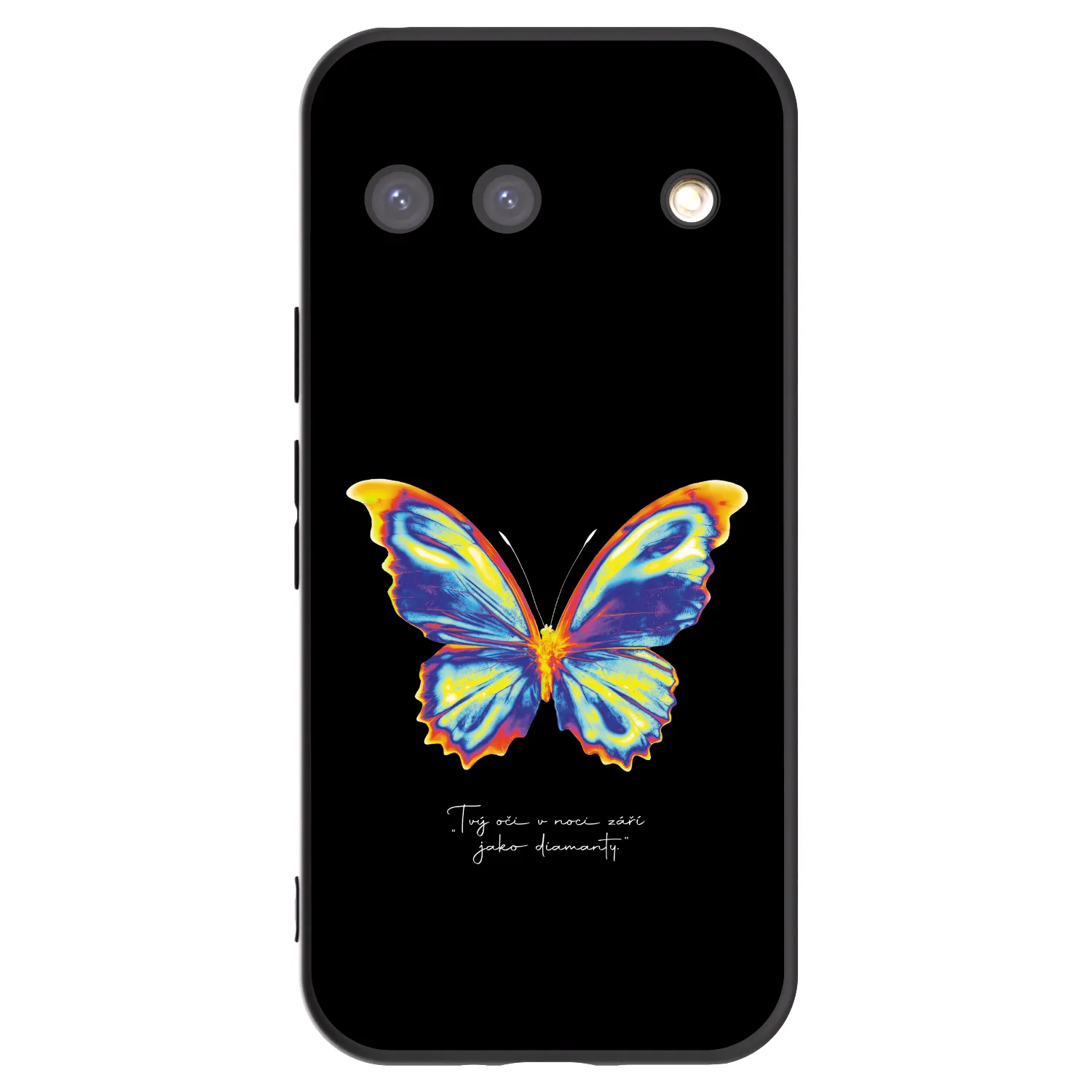 Picasee silikonowe czarne etui na Google Pixel 9 - Diamanty Black