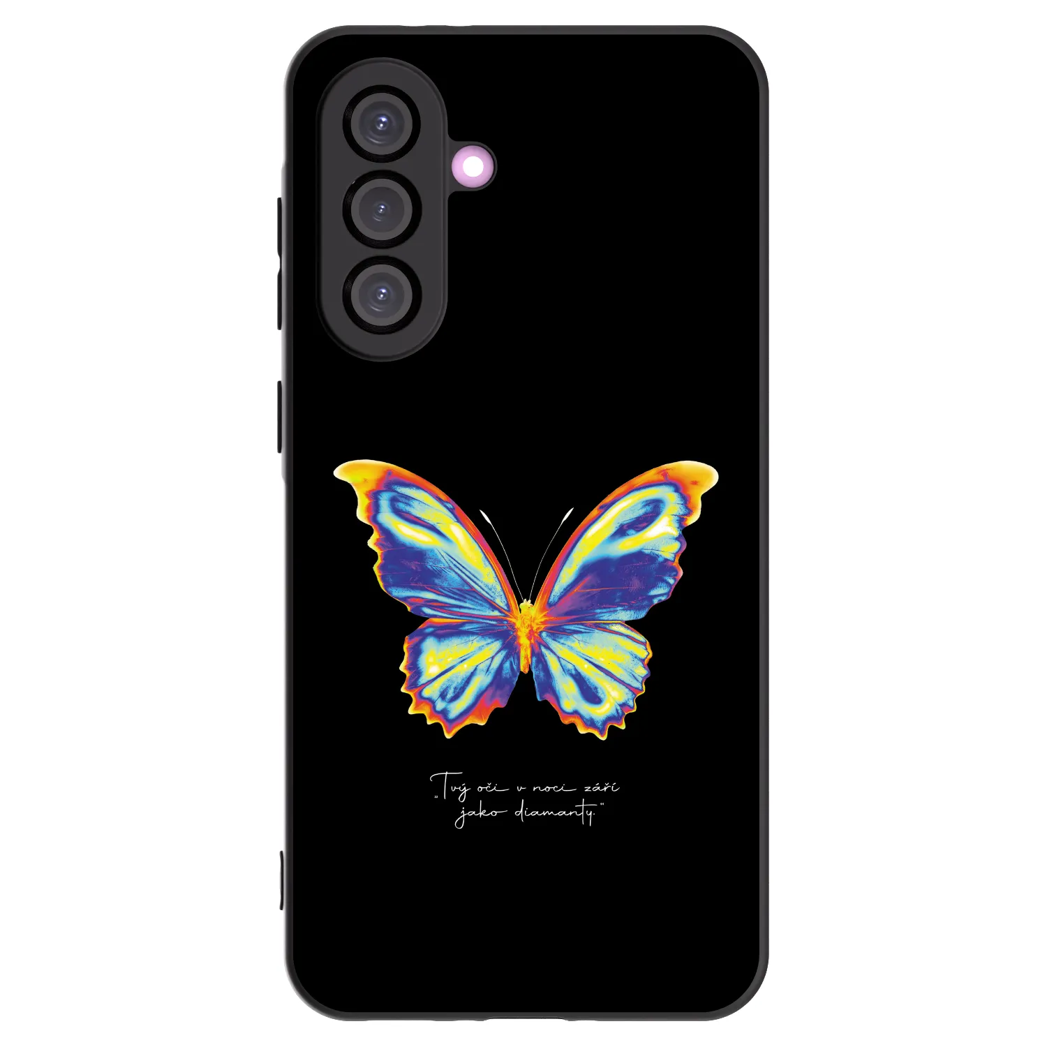 Picasee silikonowe czarne etui na Samsung Galaxy A56 5G A566B - Diamanty Black