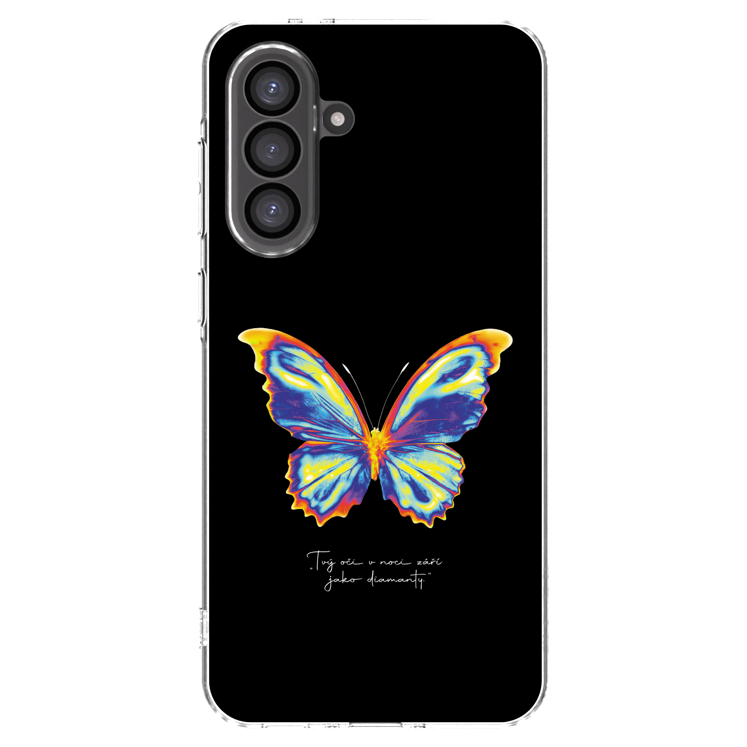 Picasee silikonowe przeźroczyste etui na Samsung Galaxy A36 5G - Diamanty Black