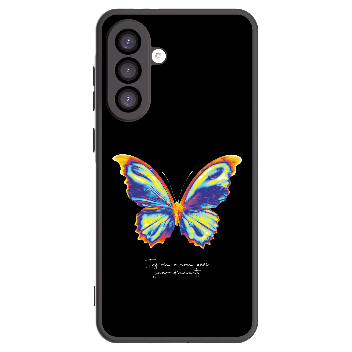 Picasee silikonowe czarne etui na Samsung Galaxy A26 5G A266B - Diamanty Black