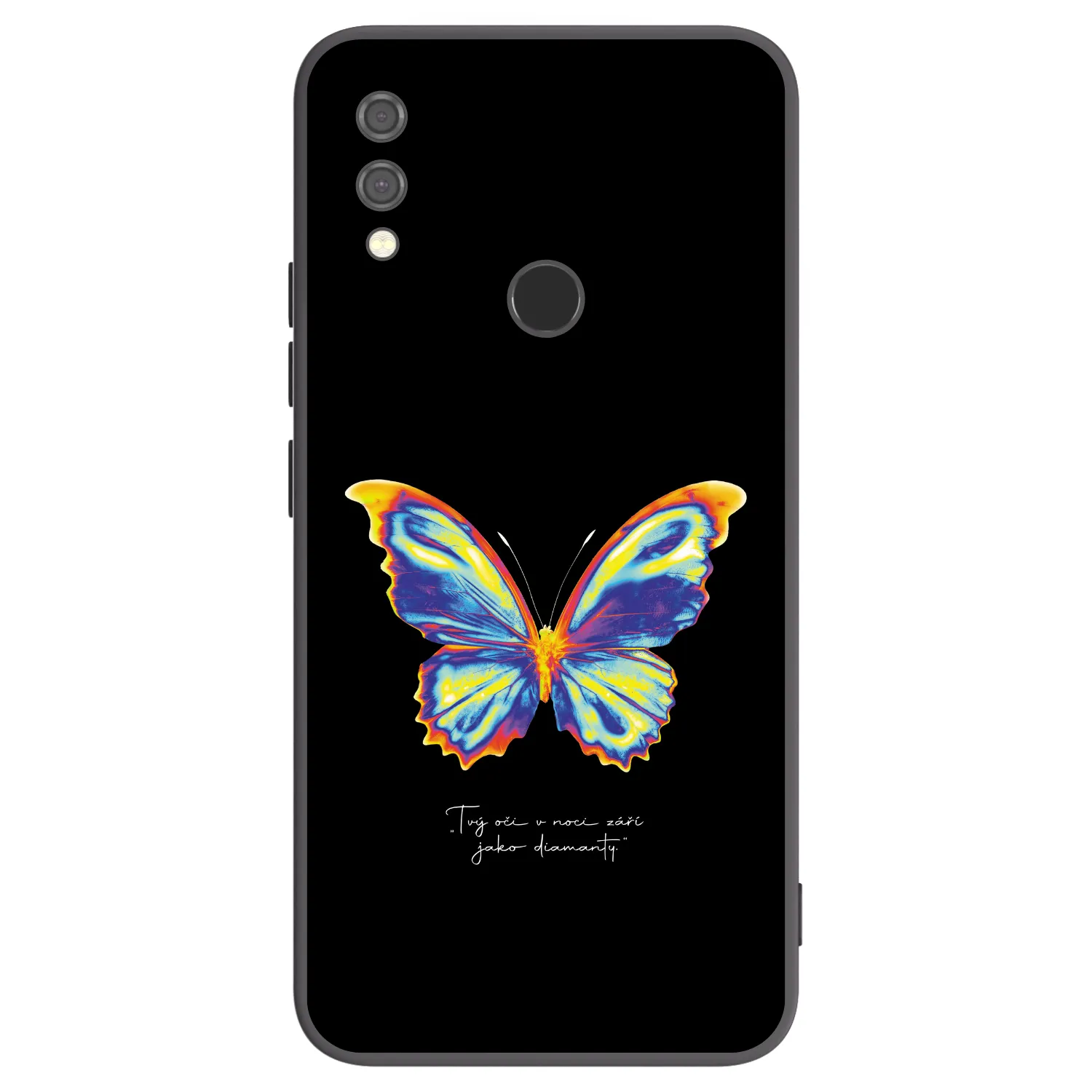 Picasee silikonowe czarne etui na Xiaomi Redmi Note 7 - Diamanty Black