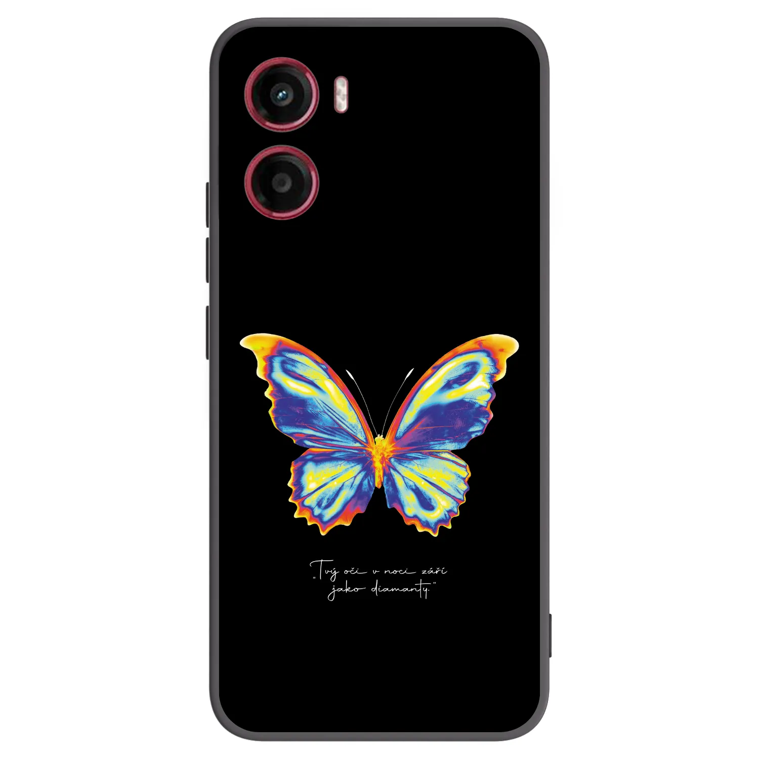 Picasee silikonowe czarne etui na Motorola Moto G05 - Diamanty Black