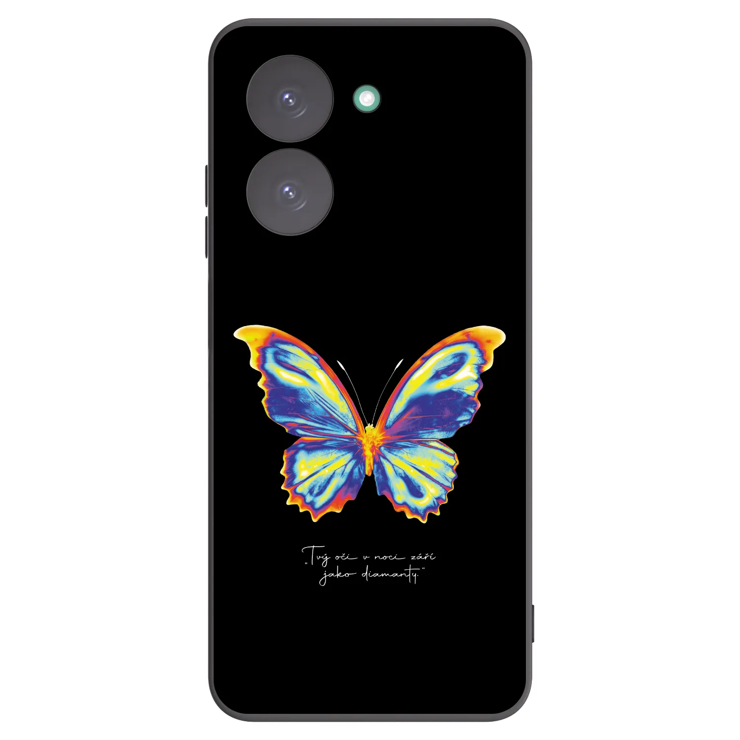 Picasee silikonowe czarne etui na Xiaomi Redmi A5 - Diamanty Black