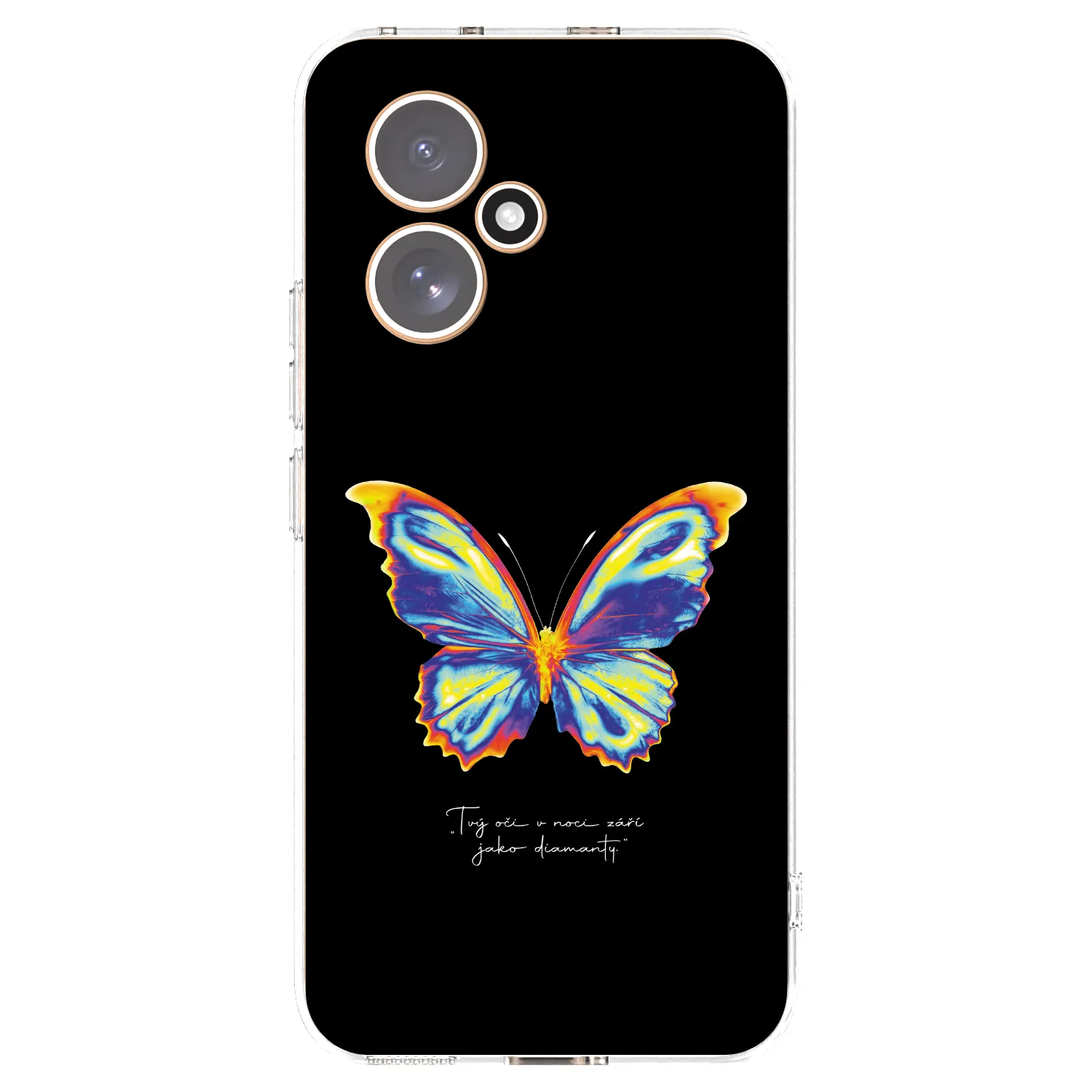 Picasee silikonowe przeźroczyste etui na Honor 400 5G - Diamanty Black