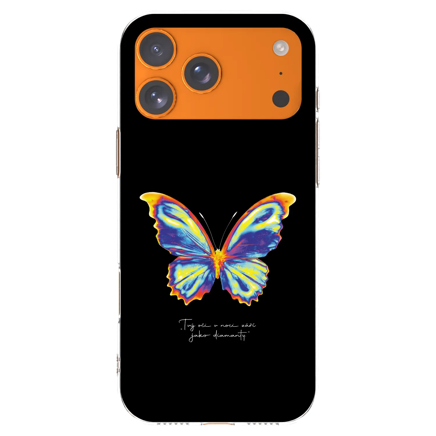 Picasee silikonowe przeźroczyste etui na Apple iPhone 17 Pro Max - Diamanty Black