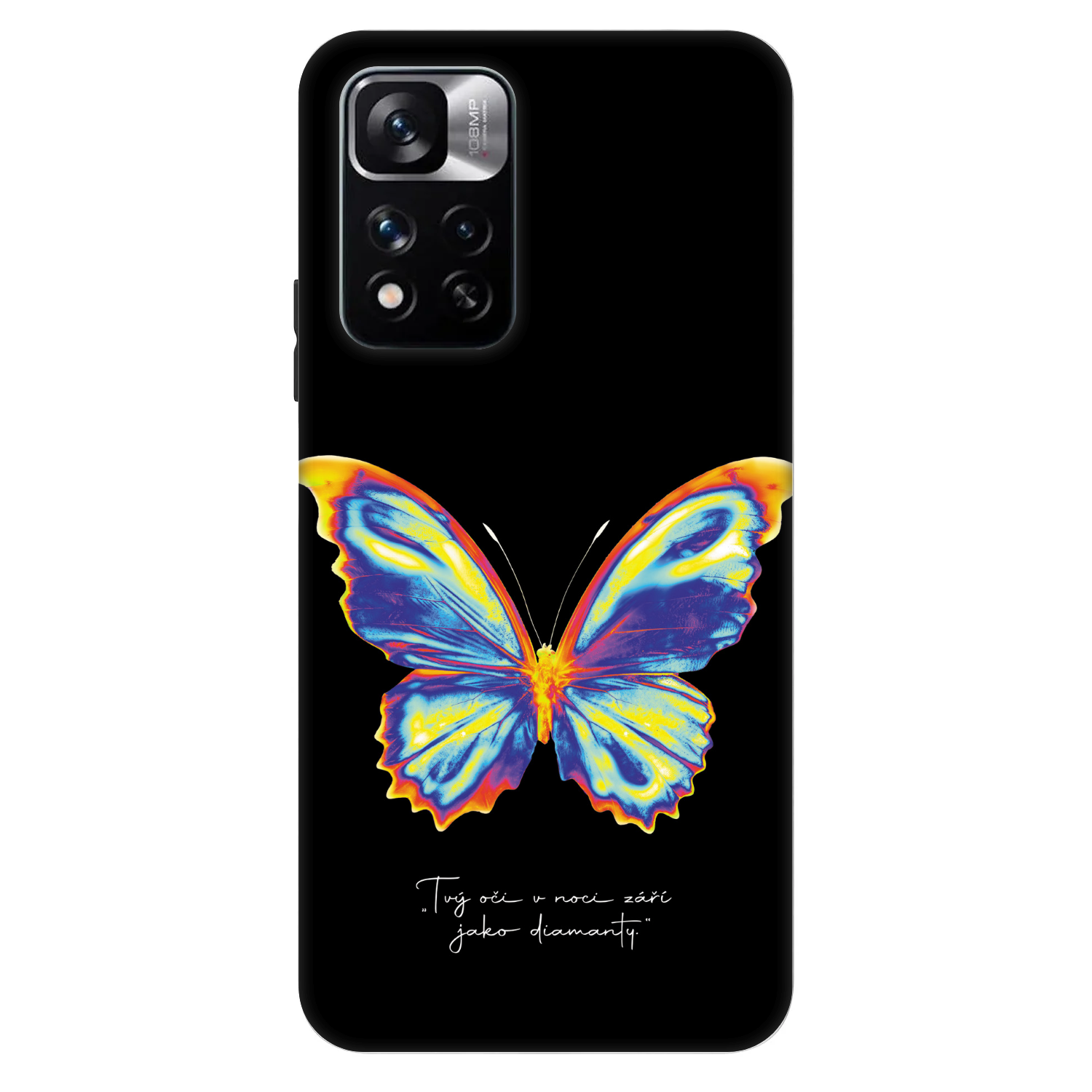 Picasee Fashion Case na Xiaomi Redmi Note 11 Pro 5G - Diamanty Black