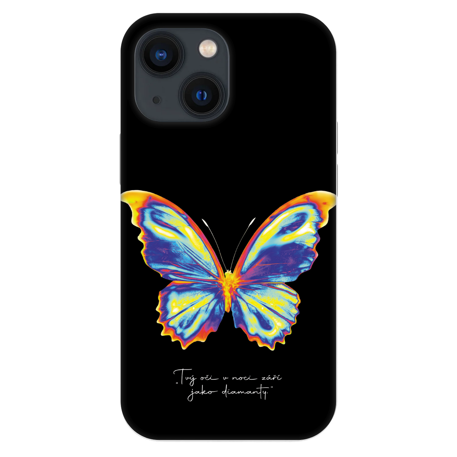 Picasee Fashion Case na Apple iPhone 13 mini - Diamanty Black