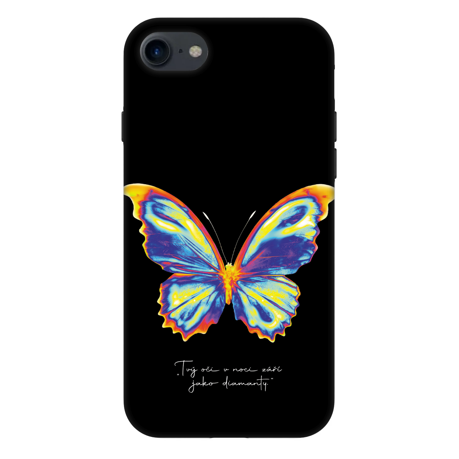 Picasee Fashion Case na Apple iPhone 7 - Diamanty Black
