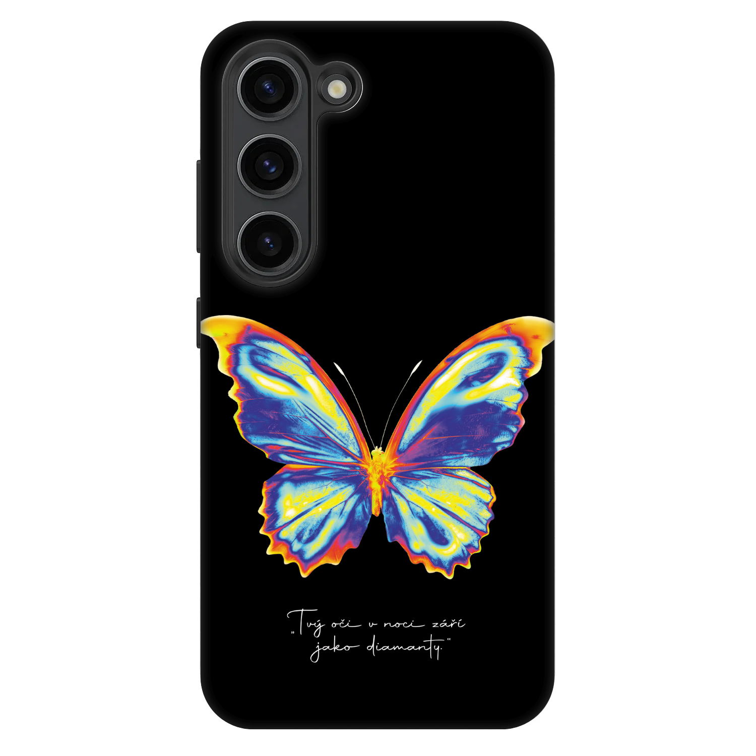 Picasee Fashion Case na Samsung Galaxy S23+ 5G - Diamanty Black
