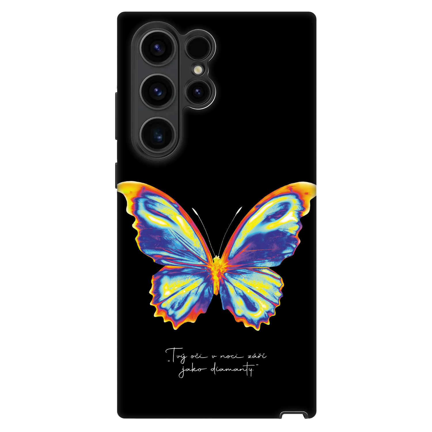 Picasee Fashion Case na Samsung Galaxy S23 Ultra 5G - Diamanty Black