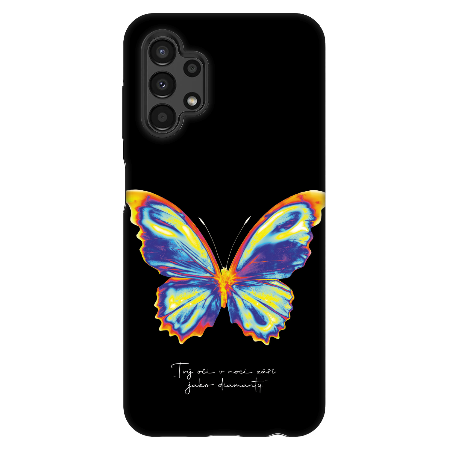 Picasee Fashion Case na Samsung Galaxy A13 4G A135 - Diamanty Black