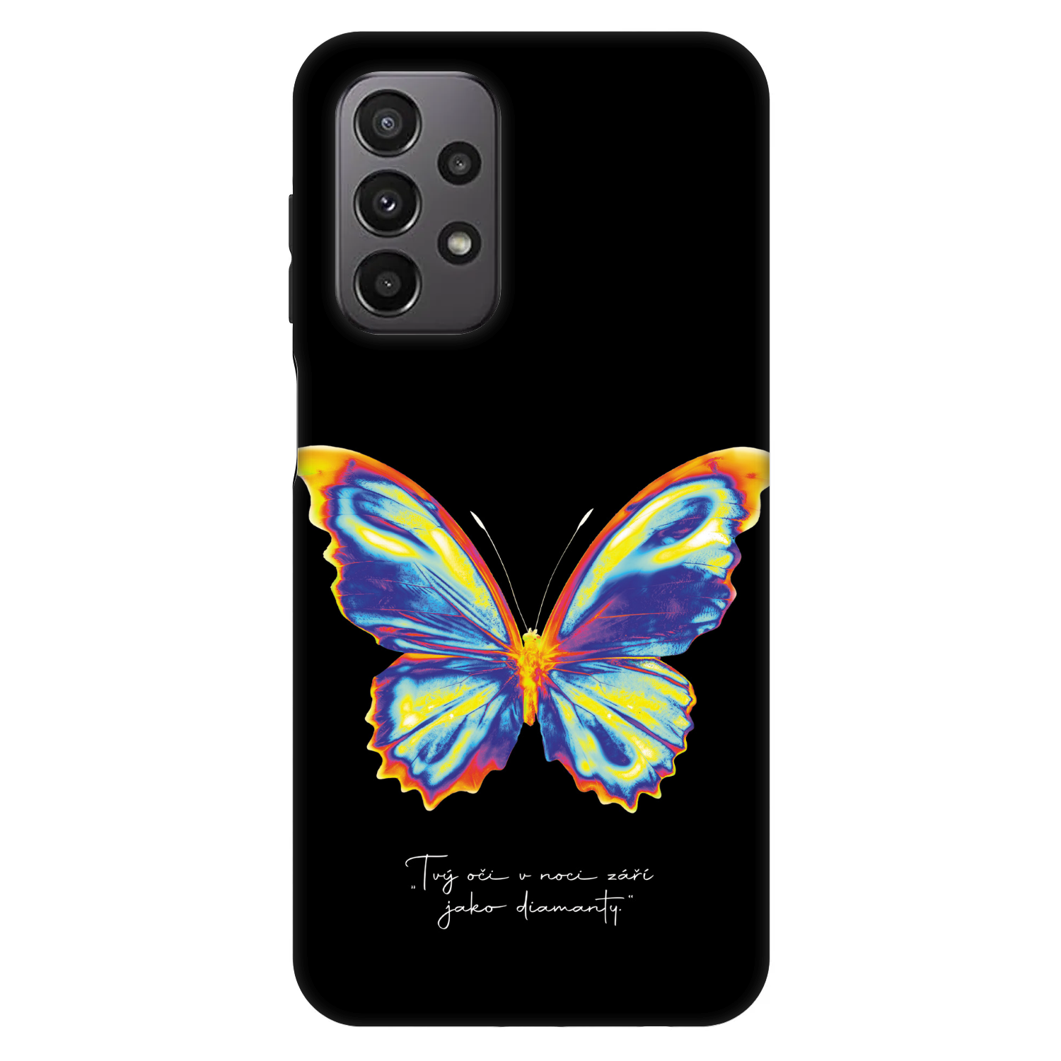 Picasee Fashion Case na Samsung Galaxy A23 A235F 4G - Diamanty Black