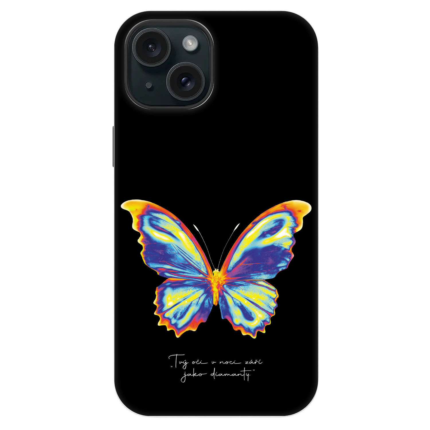 Picasee Fashion Case MagSafe na Apple iPhone 14 - Diamanty Black
