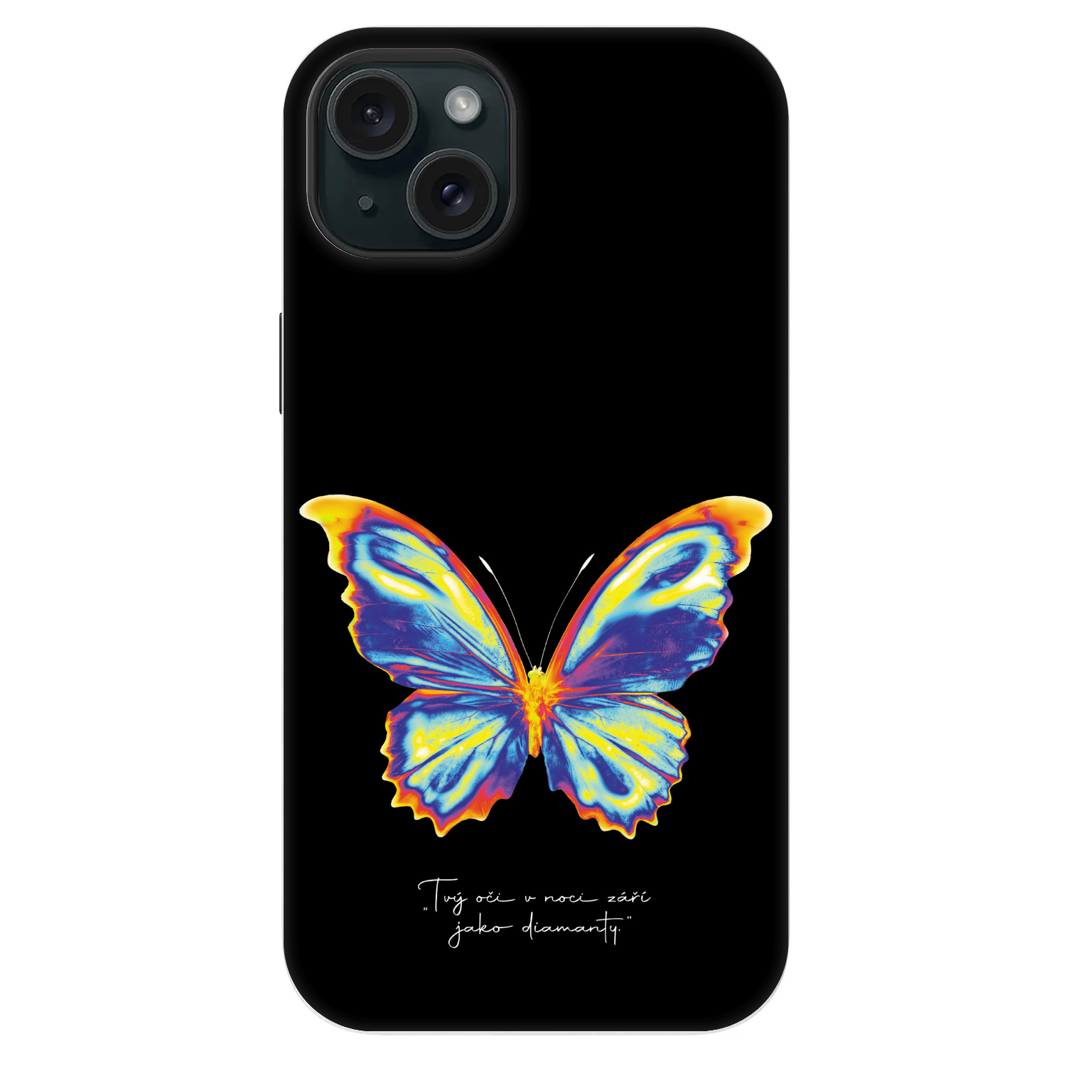 Picasee Fashion Case MagSafe na Apple iPhone 14 Plus - Diamanty Black