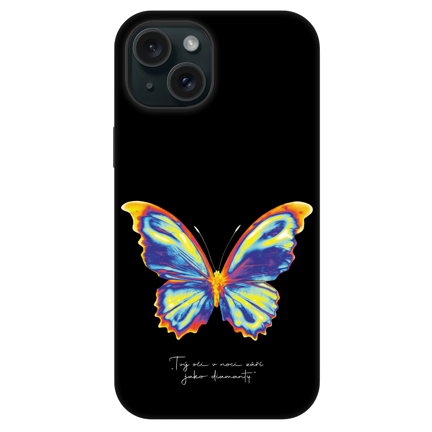 Picasee Fashion Case MagSafe na Apple iPhone 15 - Diamanty Black