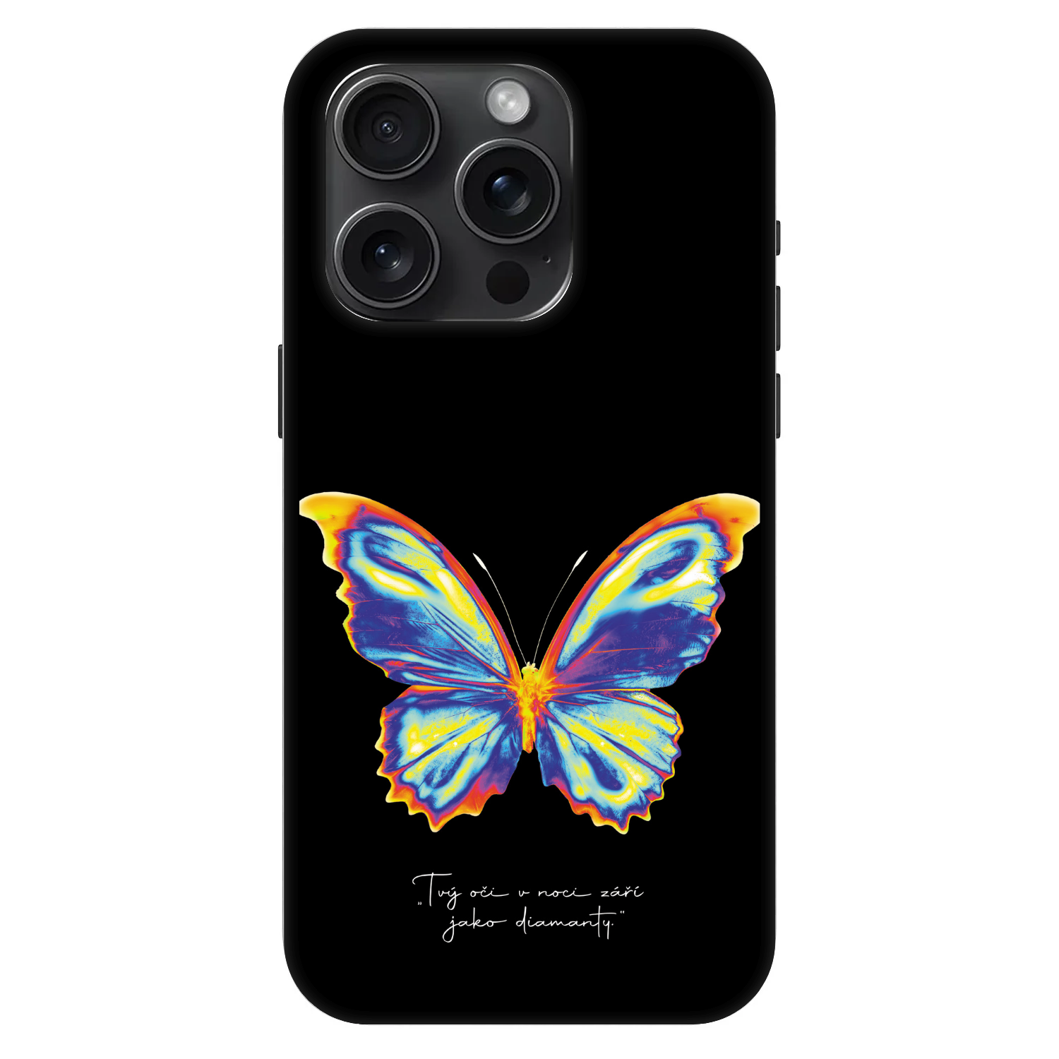 Picasee Fashion Case MagSafe na Apple iPhone 15 Pro - Diamanty Black