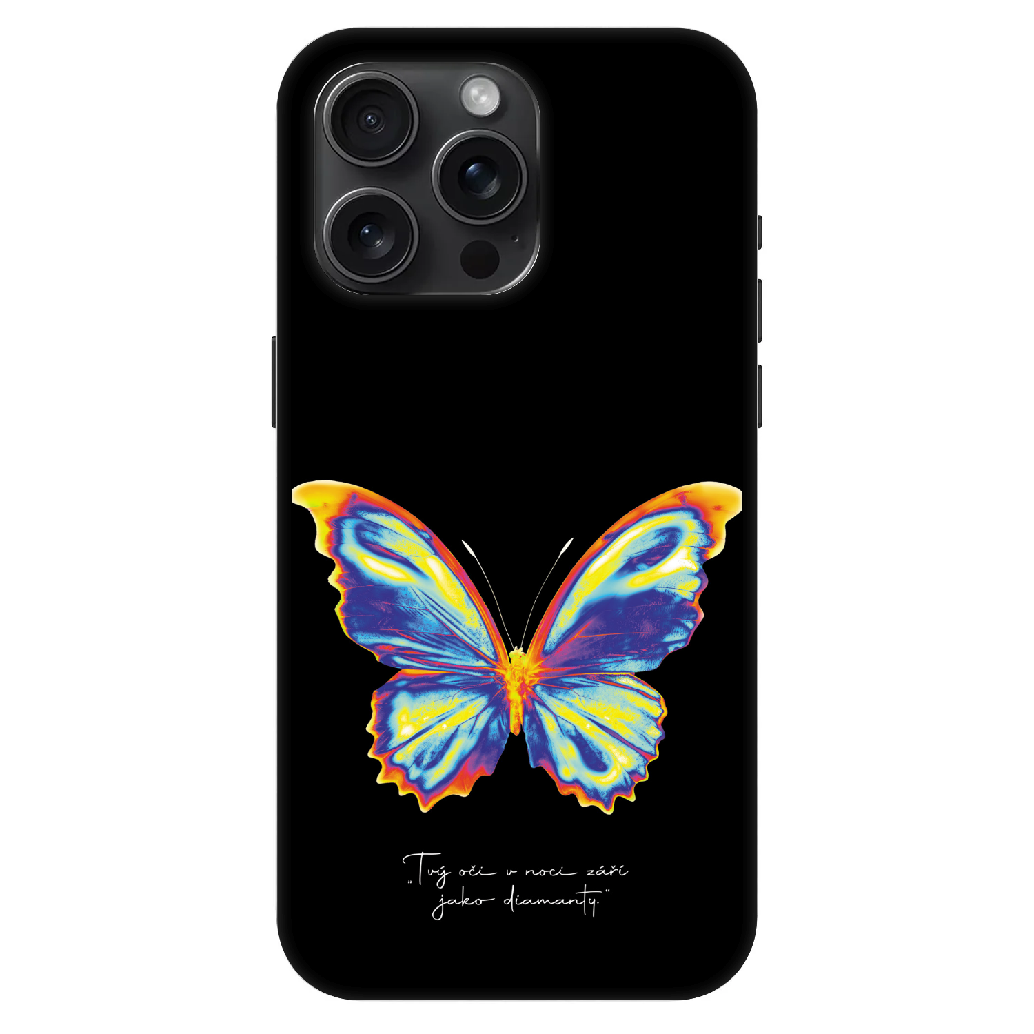 Picasee Fashion Case MagSafe na Apple iPhone 15 Pro Max - Diamanty Black