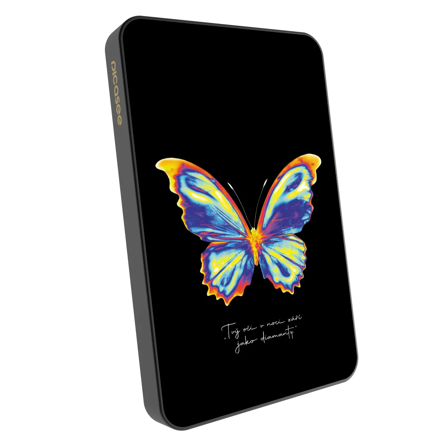 Picasee Powerbank z MagSafe 5 000 mAh Szary - Diamanty Black