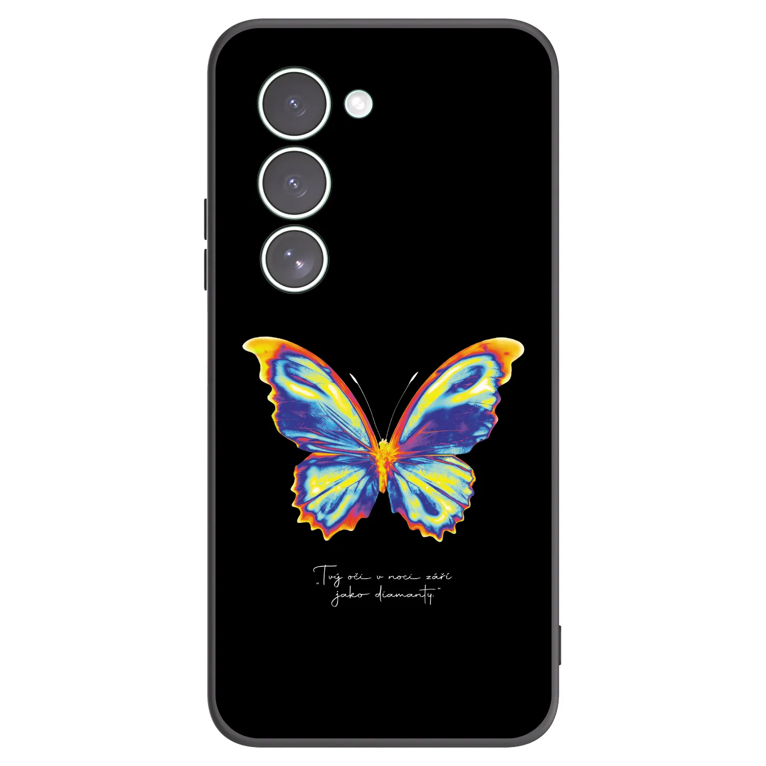 Picasee silikonowe czarne etui na Xiaomi Redmi 15 5G - Diamanty Black
