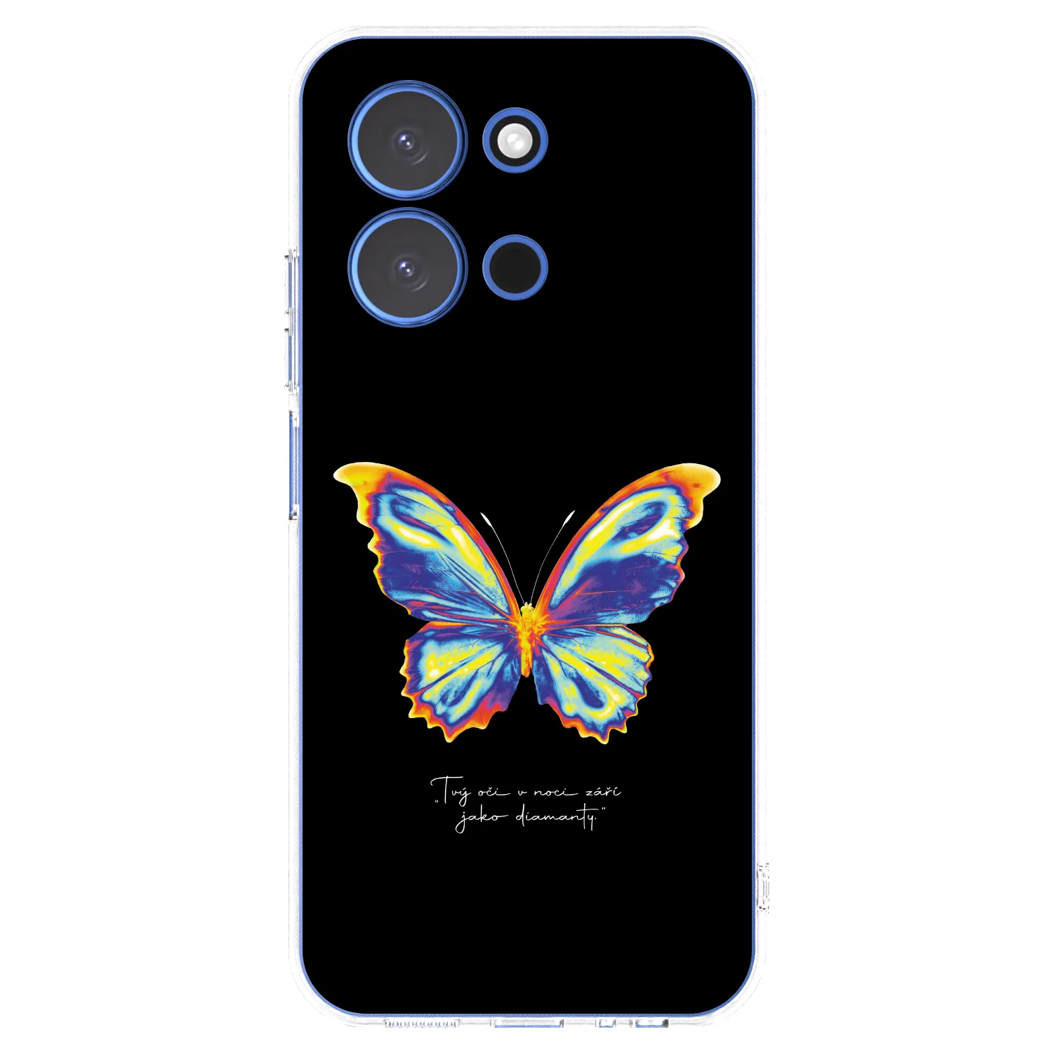 Picasee silikonowe przeźroczyste etui na Xiaomi Redmi 15C 4G - Diamanty Black