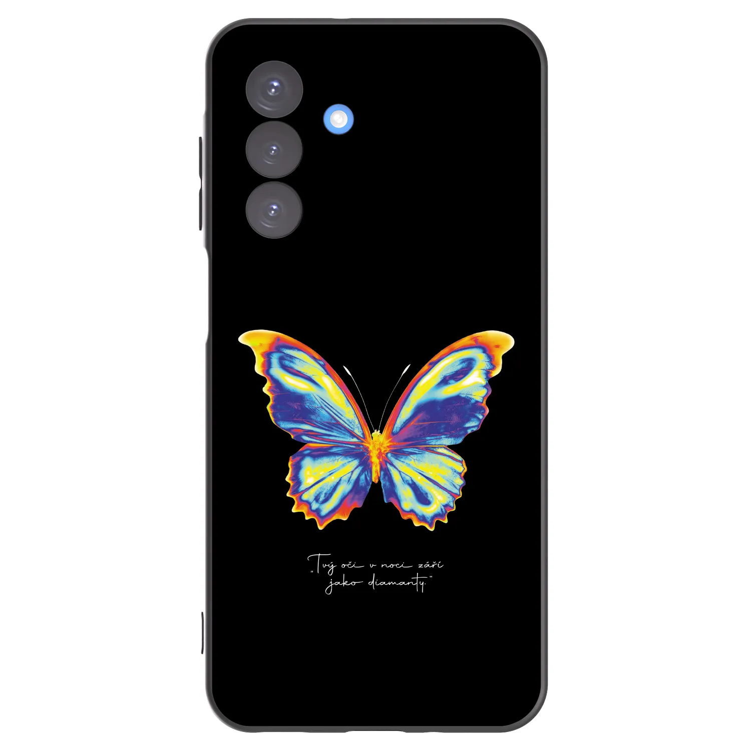 Picasee silikonowe czarne etui na Samsung Galaxy A17 5G - Diamanty Black