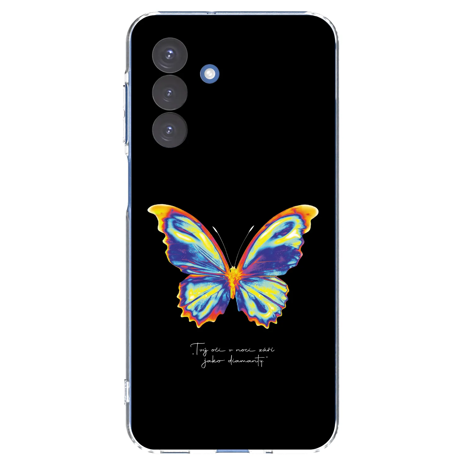 Picasee silikonowe przeźroczyste etui na Samsung Galaxy A17 5G - Diamanty Black
