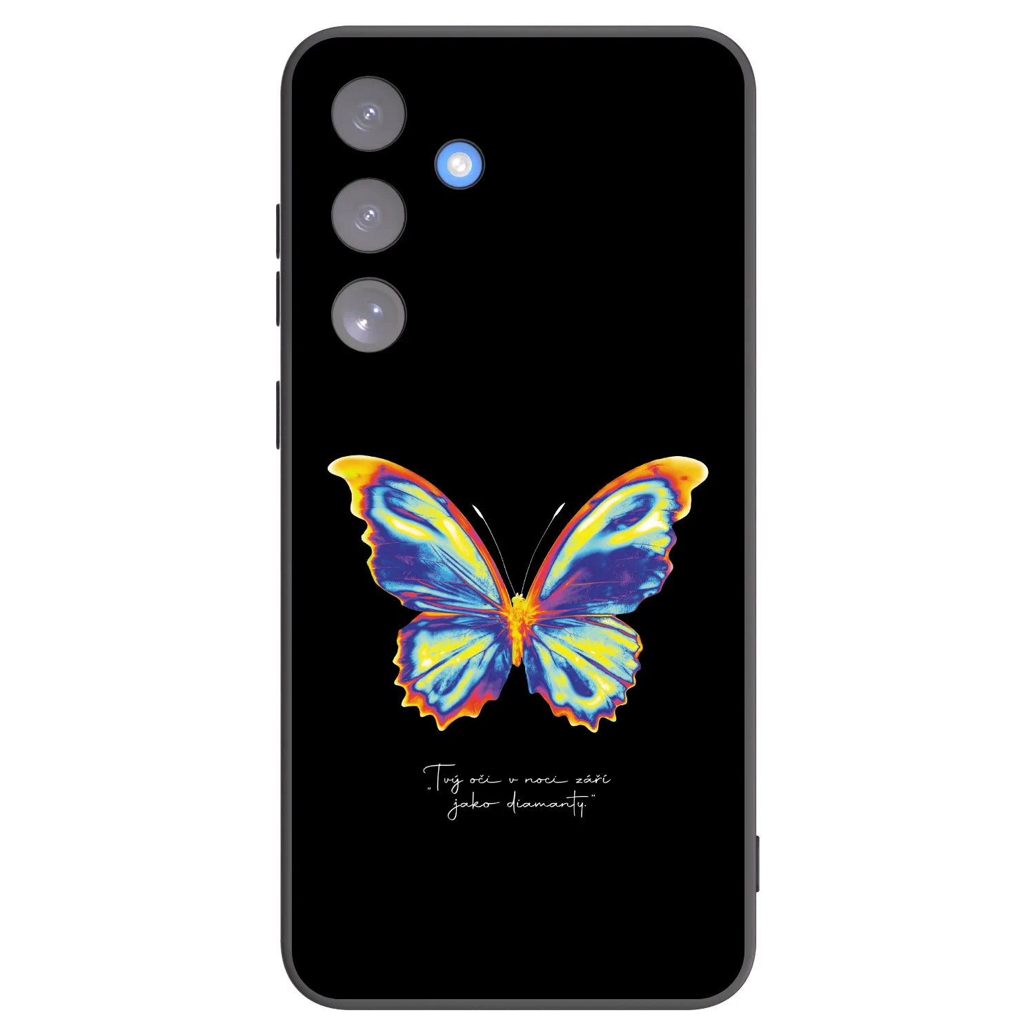Picasee silikonowe czarne etui na Samsung Galaxy S25 FE 5G - Diamanty Black