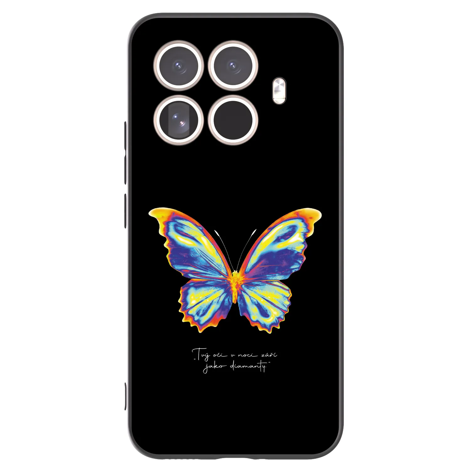 Picasee silikonowe czarne etui na Xiaomi 15T Pro - Diamanty Black