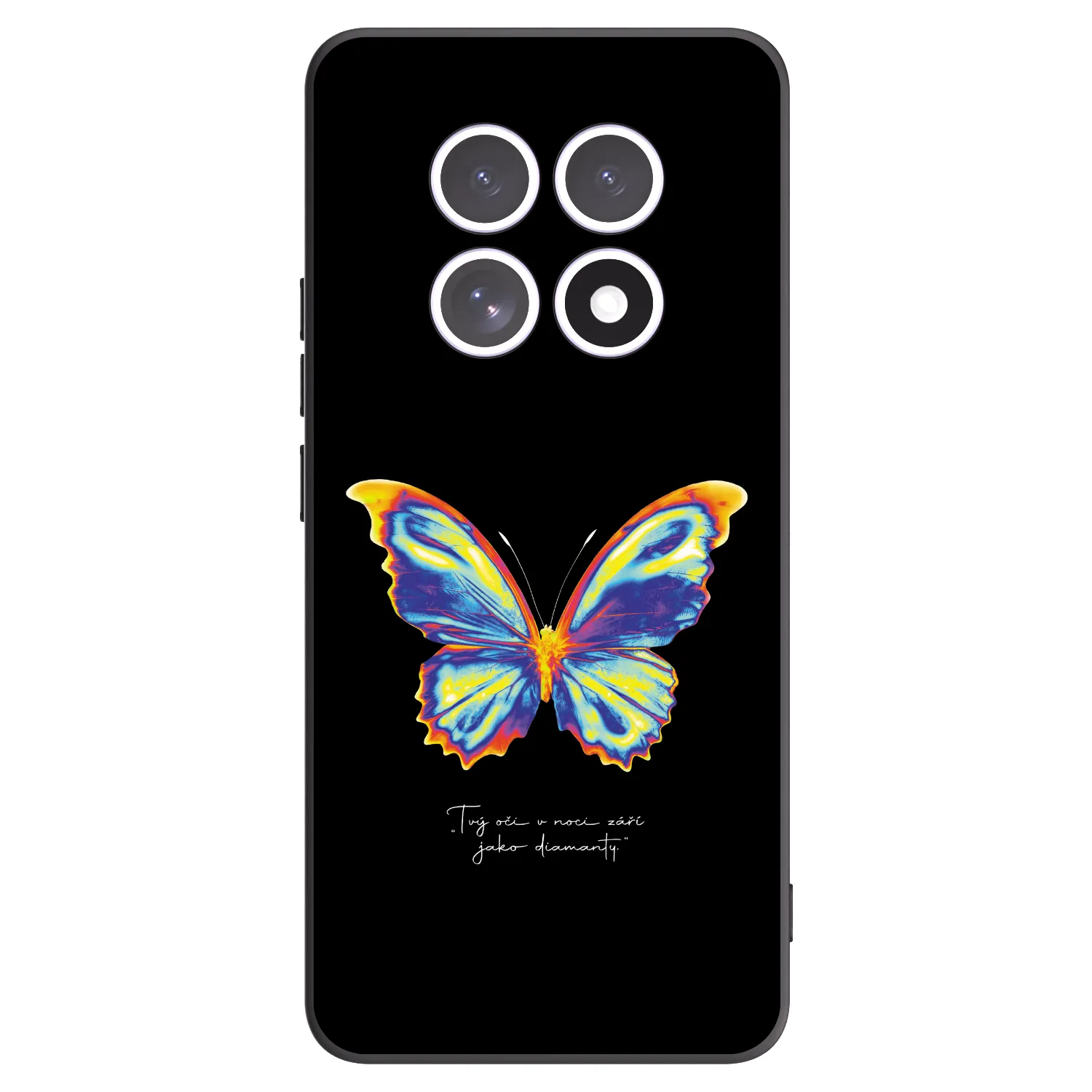 Picasee silikonowe czarne etui na Xiaomi Redmi Note 15 - Diamanty Black
