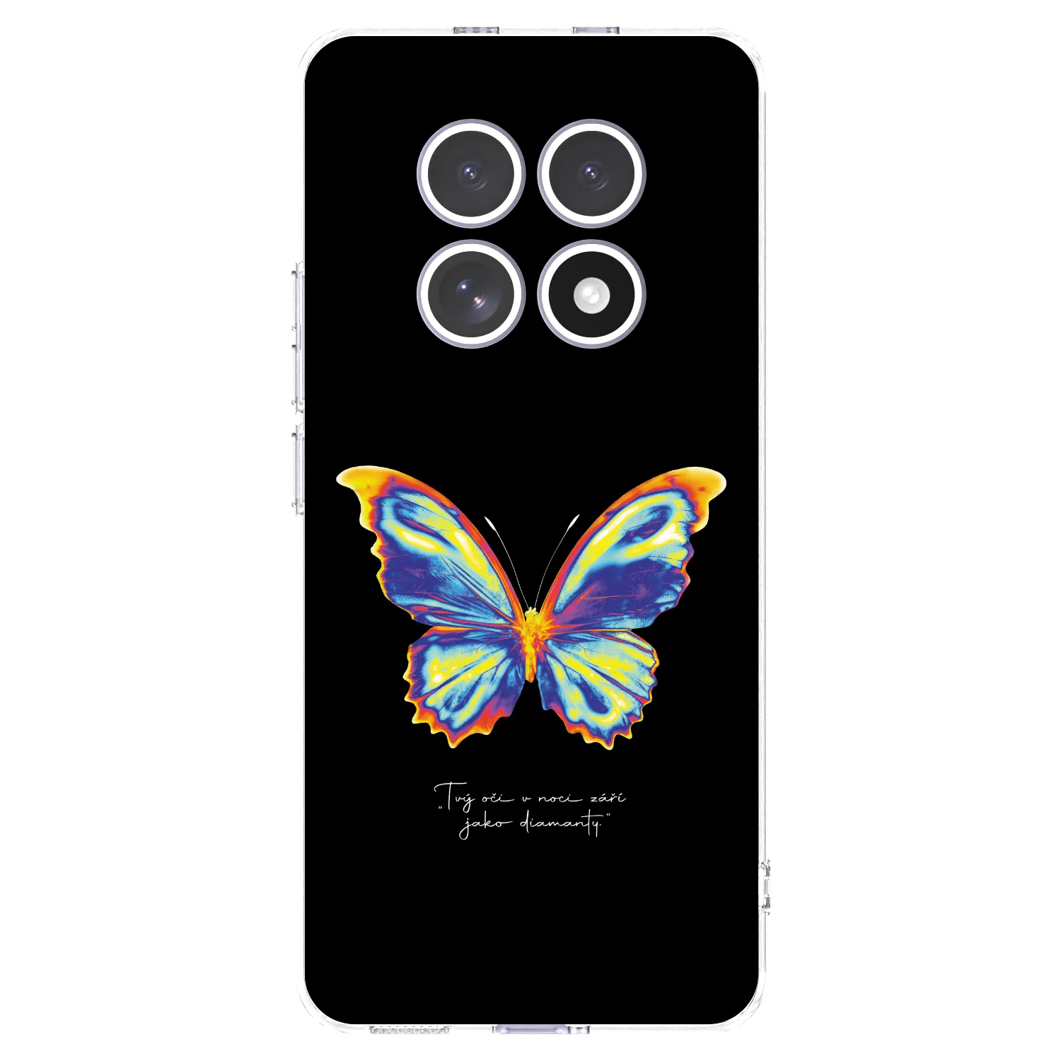 Picasee silikonowe przeźroczyste etui na Xiaomi Redmi Note 15 - Diamanty Black
