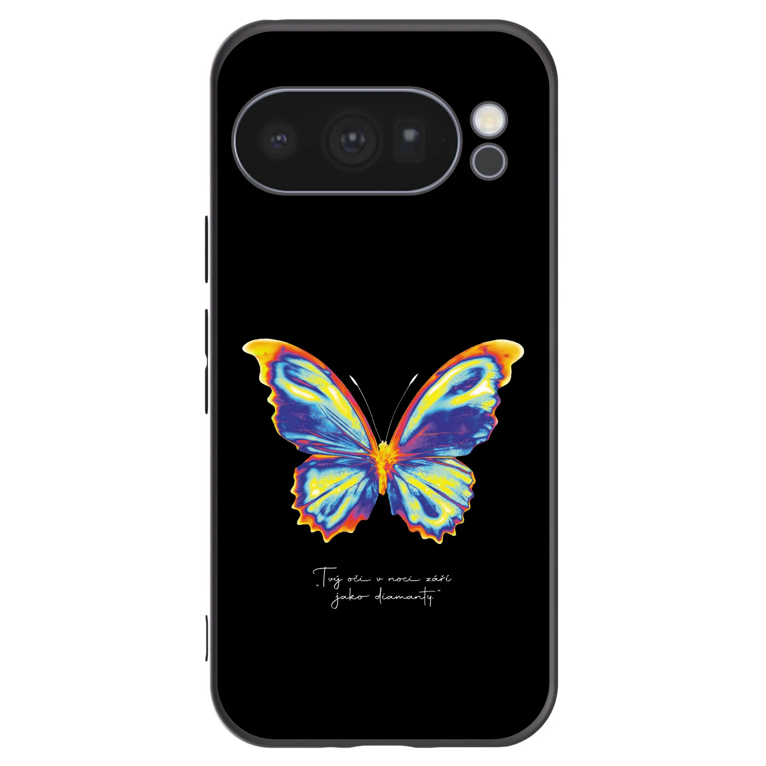 Picasee silikonowe czarne etui na Google Pixel 10 Pro - Diamanty Black
