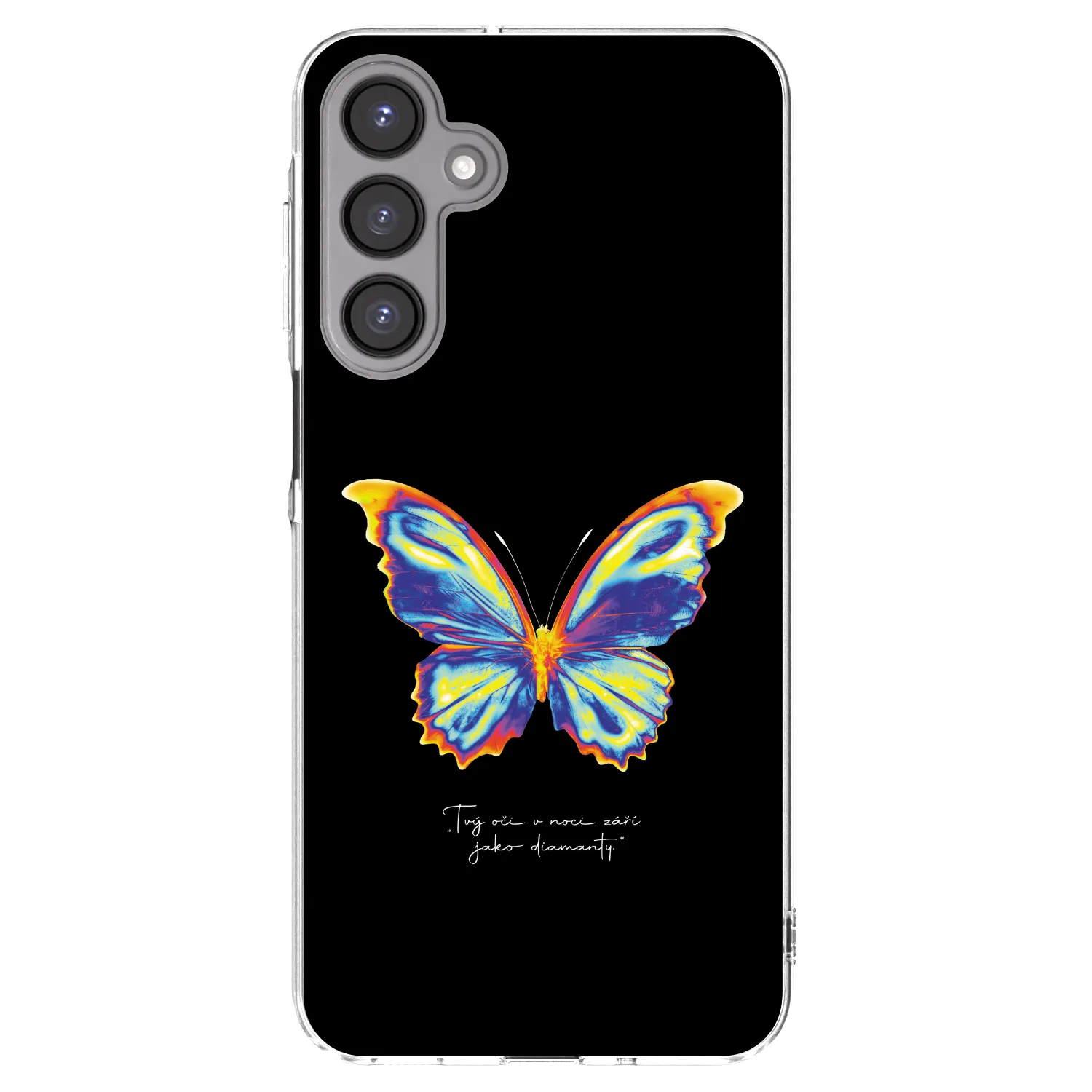 Picasee silikonowe przeźroczyste etui na Samsung Galaxy A16 4G - Diamanty Black
