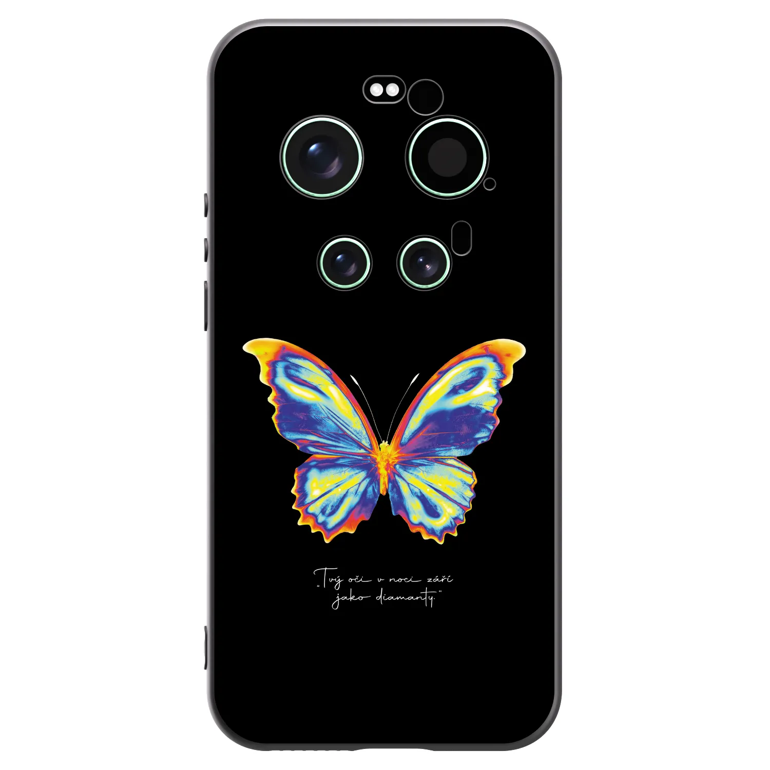 Picasee silikonowe czarne etui na Xiaomi 17 Ultra - Diamanty Black