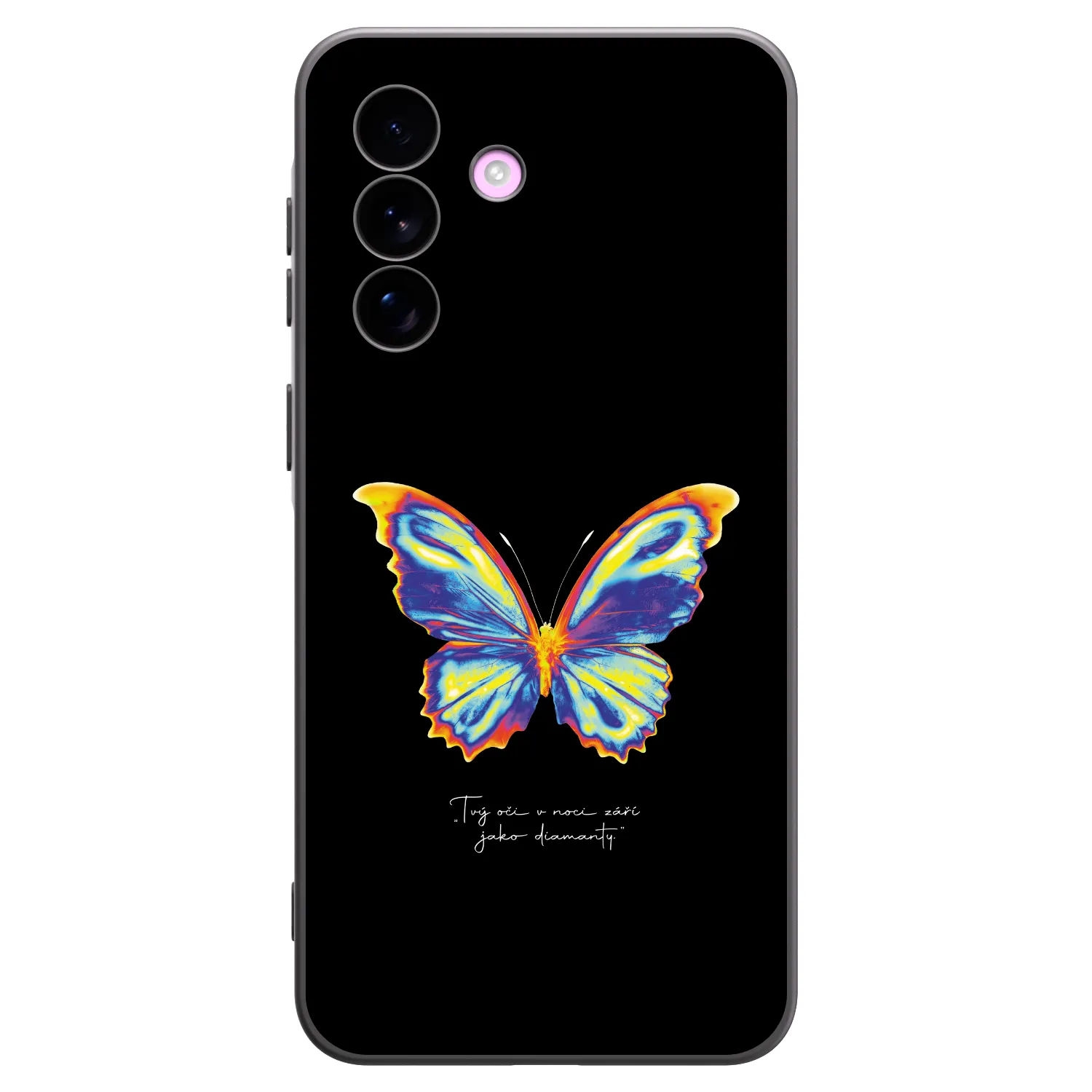 Picasee silikonowe czarne etui na Samsung Galaxy A57 5G - Diamanty Black