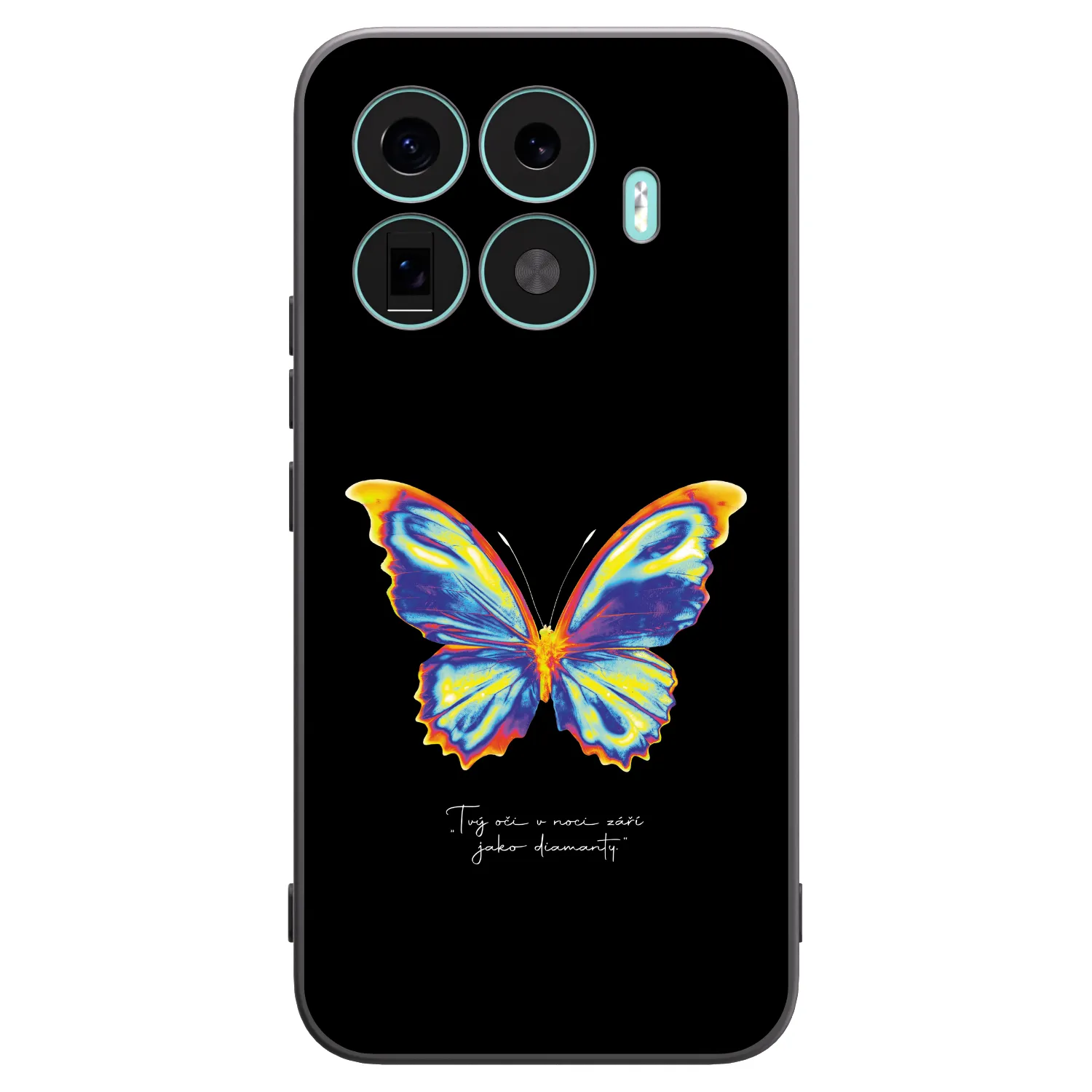 Picasee silikonowe czarne etui na Xiaomi 17T Pro - Diamanty Black