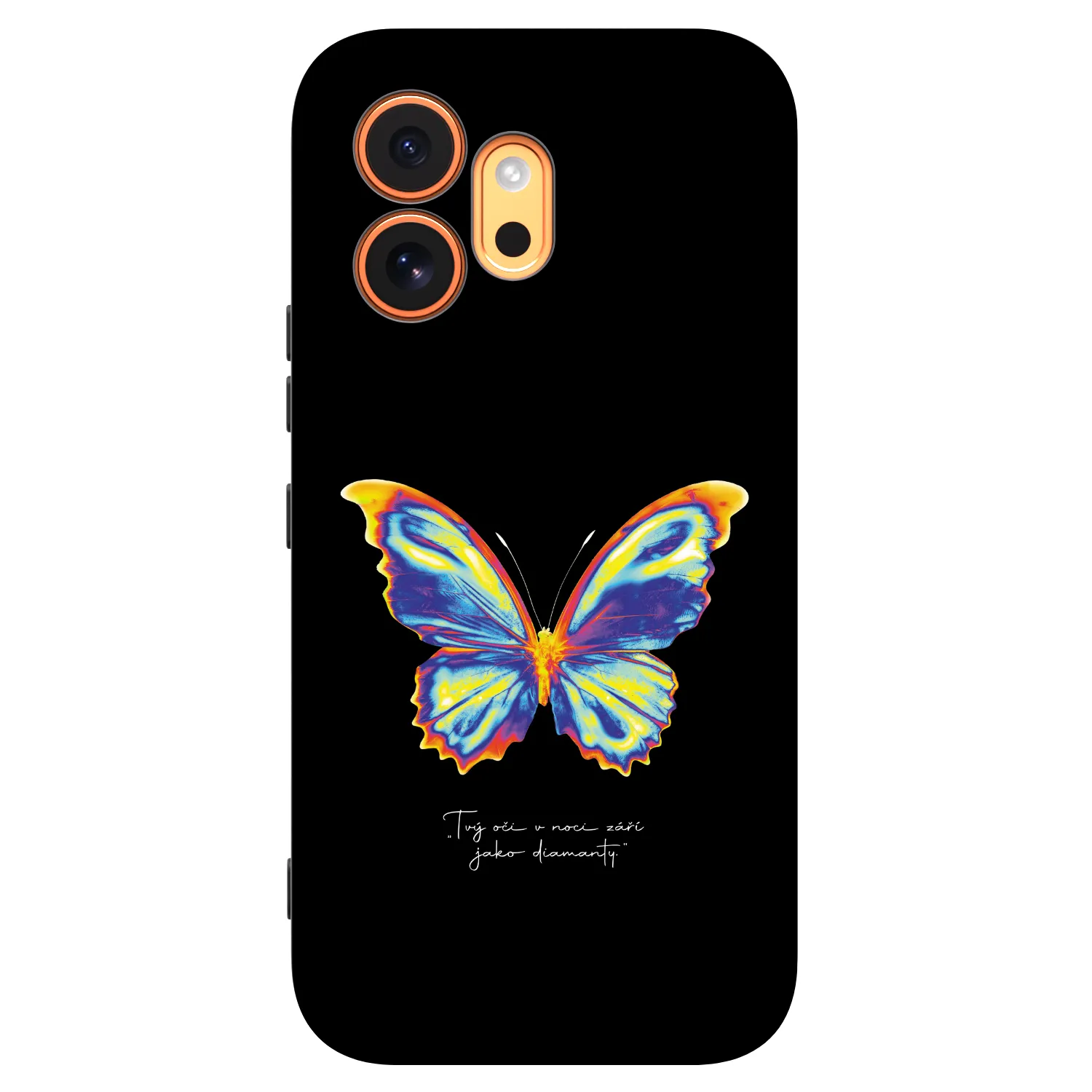 Picasee silikonowe czarne etui na Honor 600 - Diamanty Black